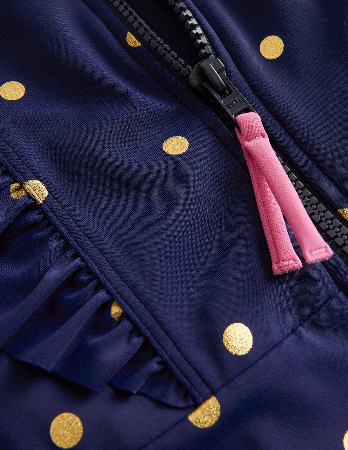 Sun Safe Surf Suit-Navy, Gold Spot - Image 3