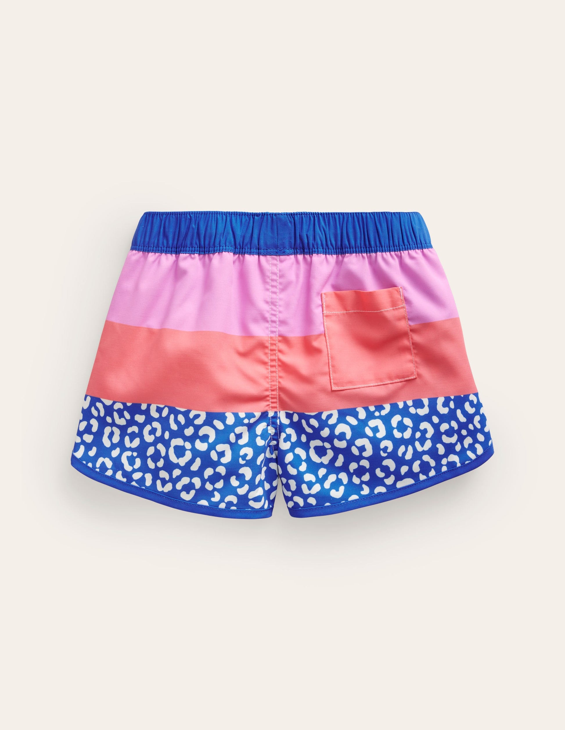 Surf-Shorts-Blau Leopard-2