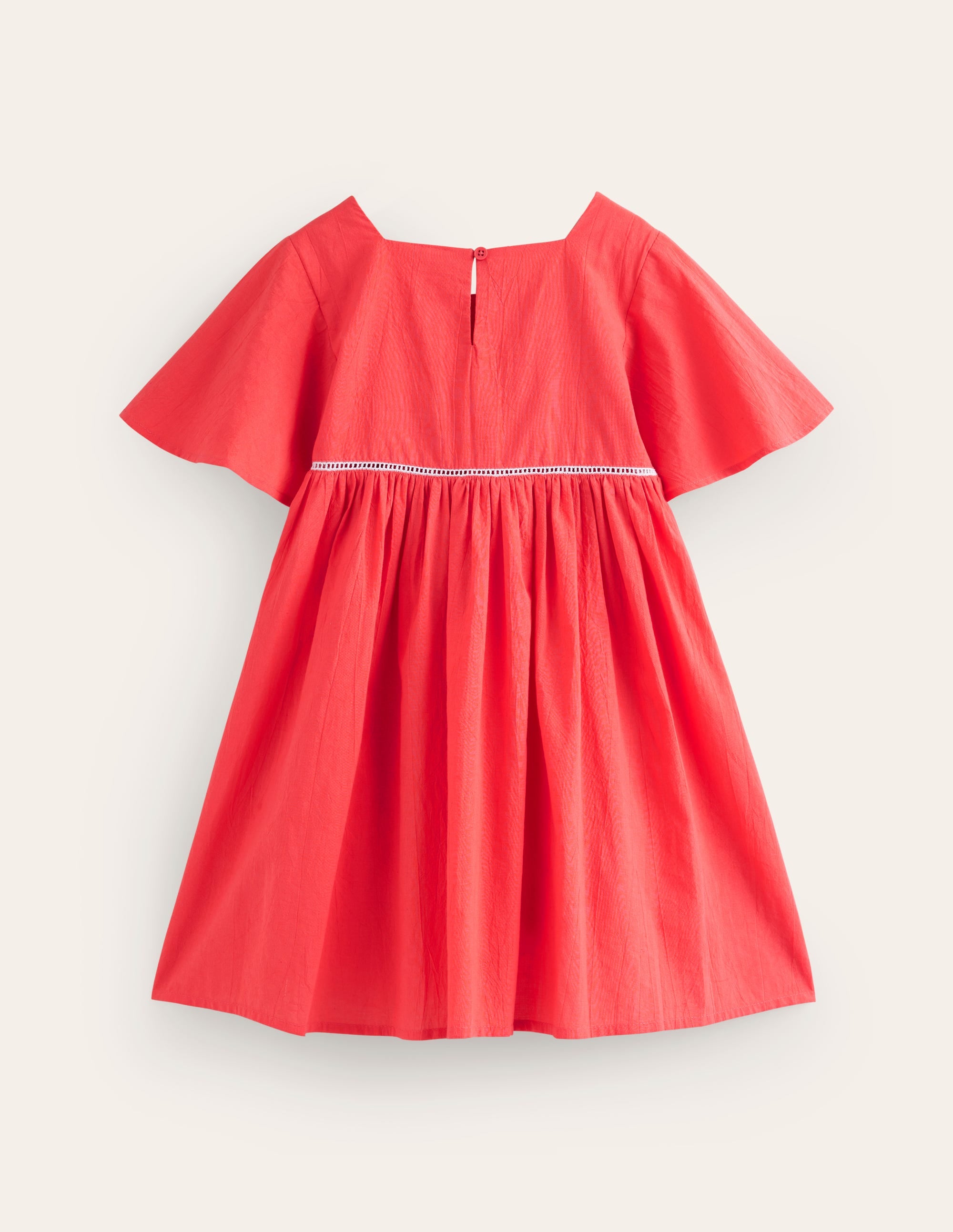 Leichtes Freizeitkleid-Marmeladenrot - Image 2