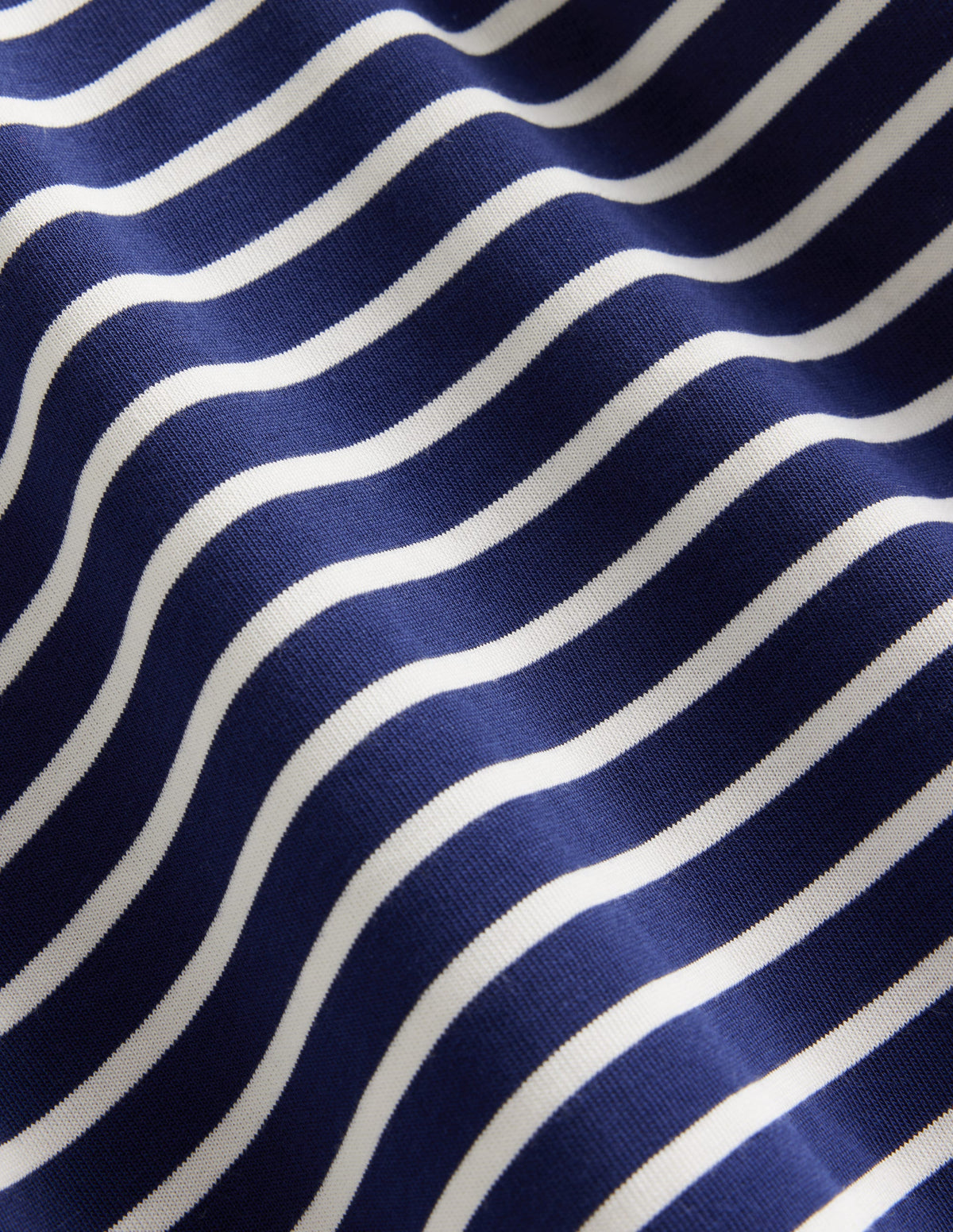 Robe façon marinière fun-Bleu saphir/ivoire - Image 3