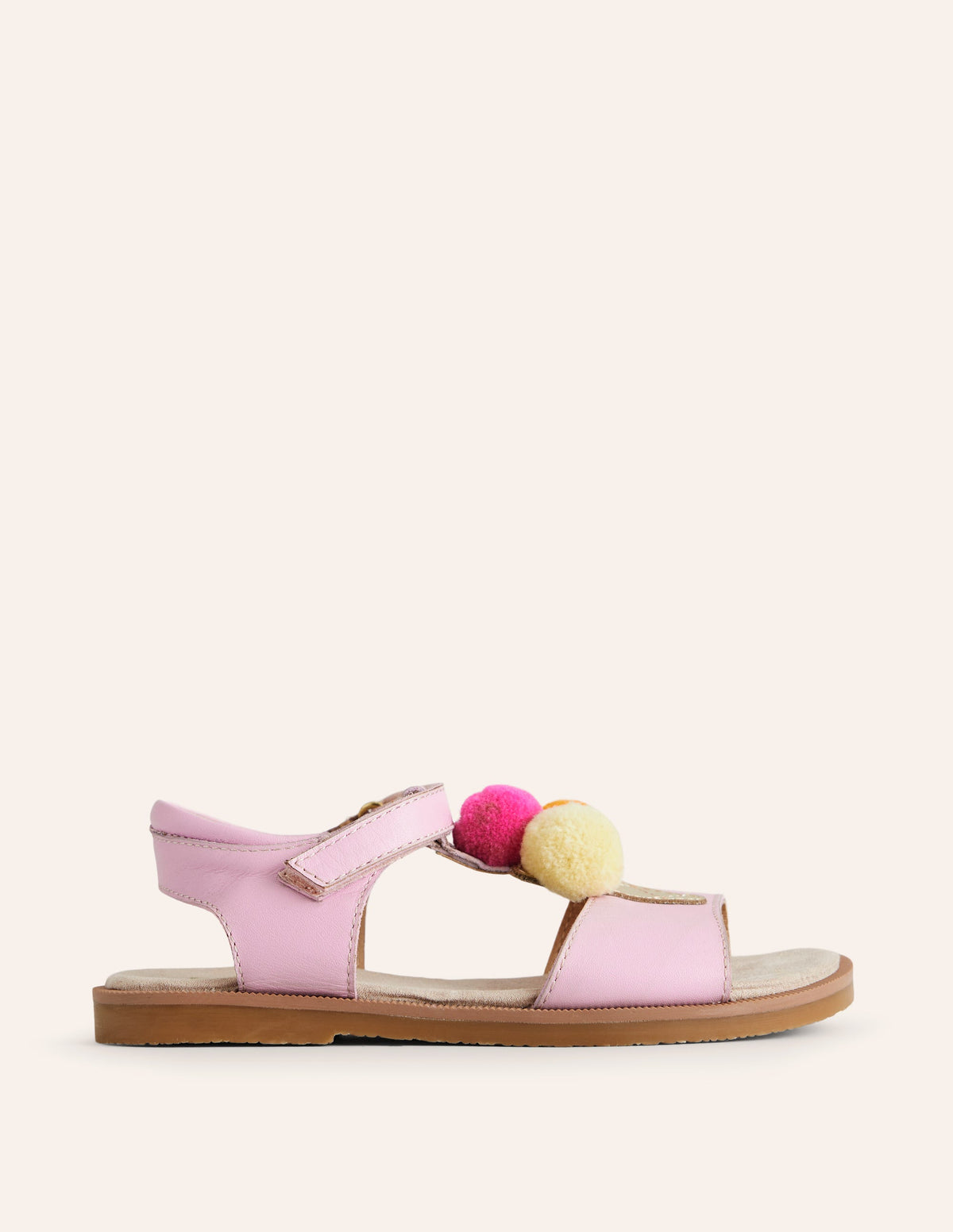 Lustige Ledersandalen-Rosa Eiscreme-1