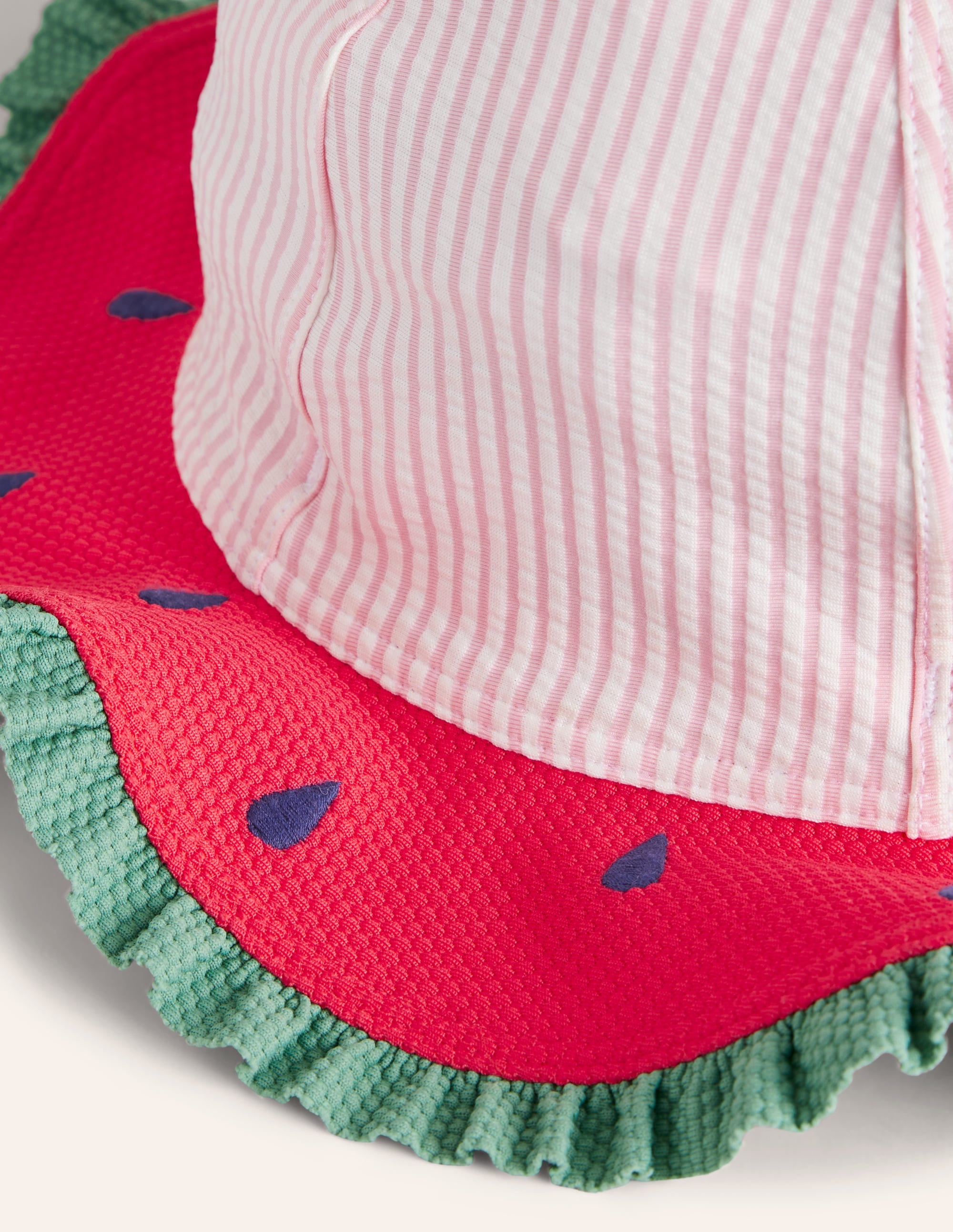 Origineller Hut mit breiter Krempe-Wassermelone Pink - Image 2