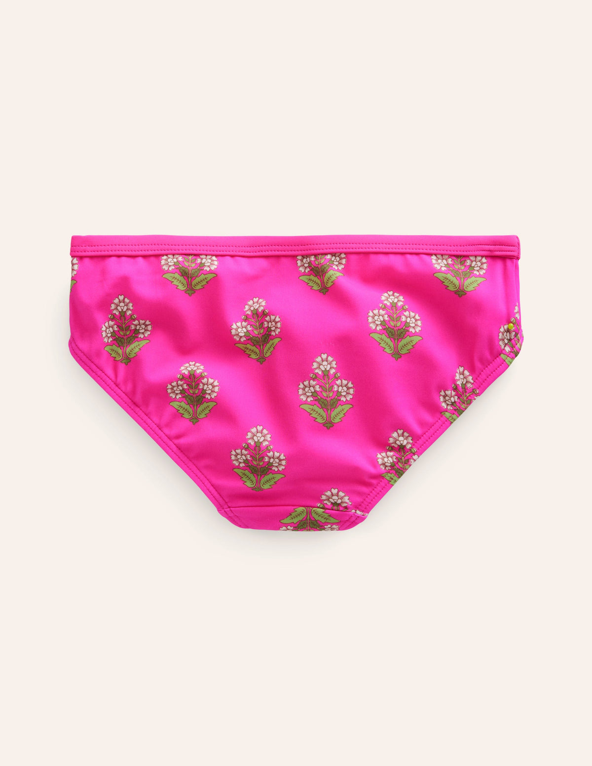 Gemusterte Bikinihose-Pink Kleiner Holzblock - Image 2