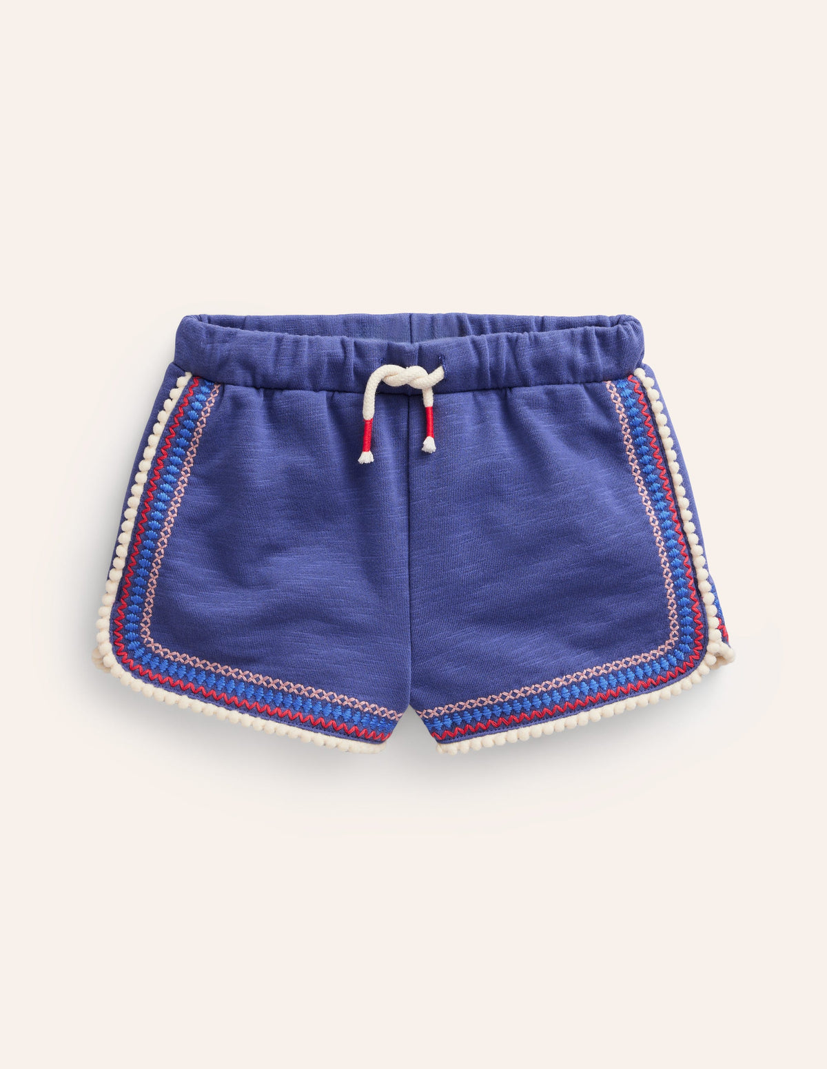 Jersey-Shorts mit Bommelbesatz-Roboterblau - Image 1