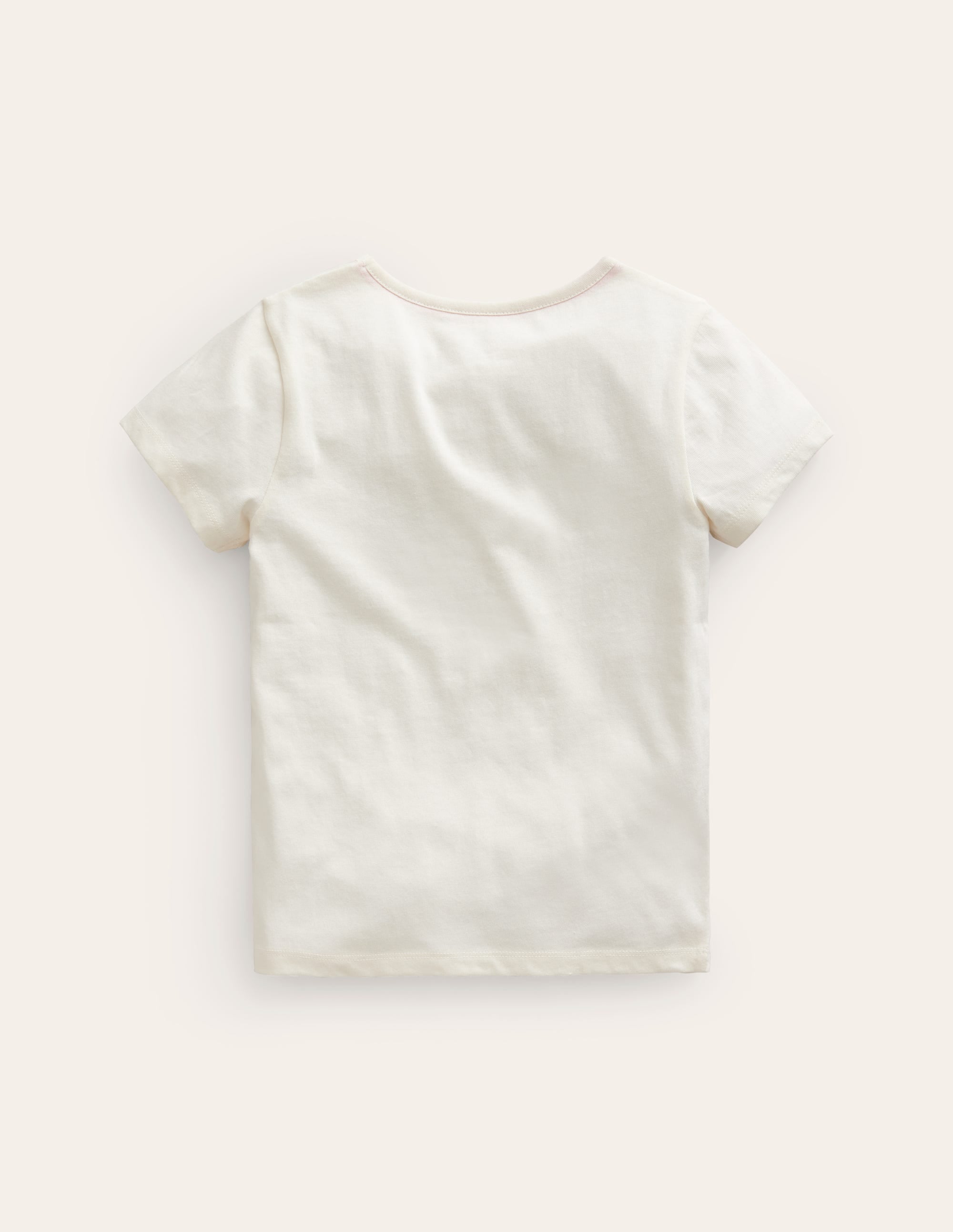 T-Shirt mit Superstitch-Logo-Naturweiß Bunt Zebra - Image 2