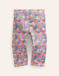 Lustige, verkürzte Leggings-Festivalrosa Nautisch Blumenmuster