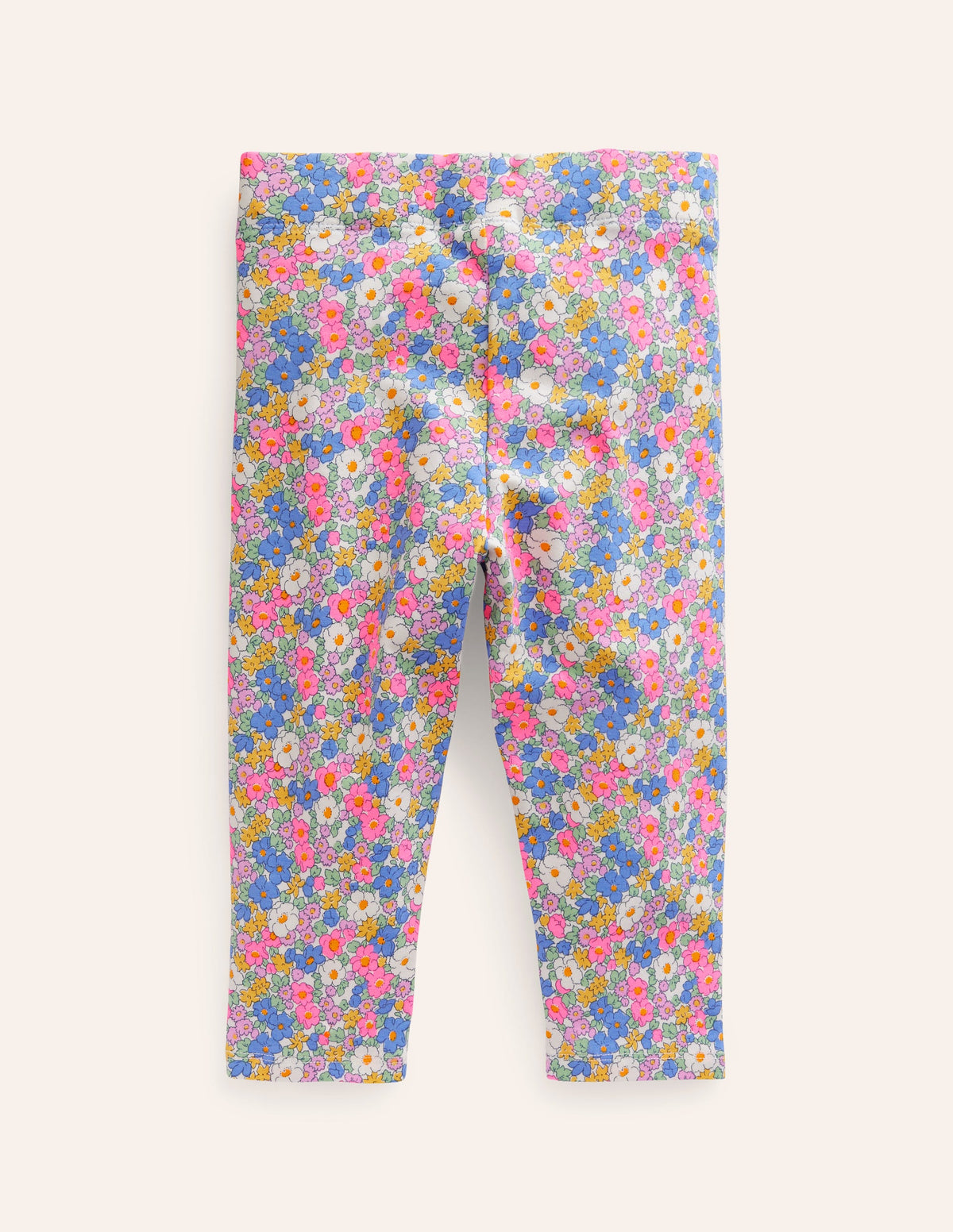 Lustige, verkürzte Leggings-Festivalrosa Nautisch Blumenmuster - Image 2