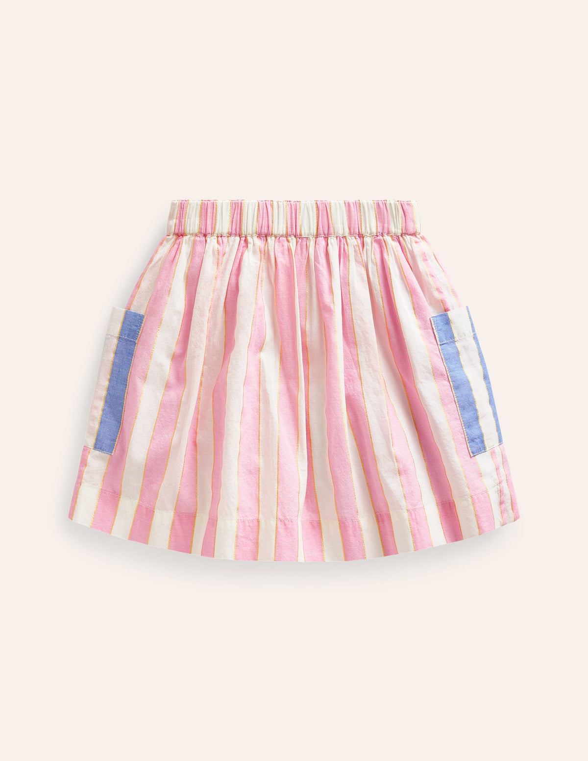 Wallender Rock zum Hineinschlüpfen-Rosa Lurex-Streifen - Image 2