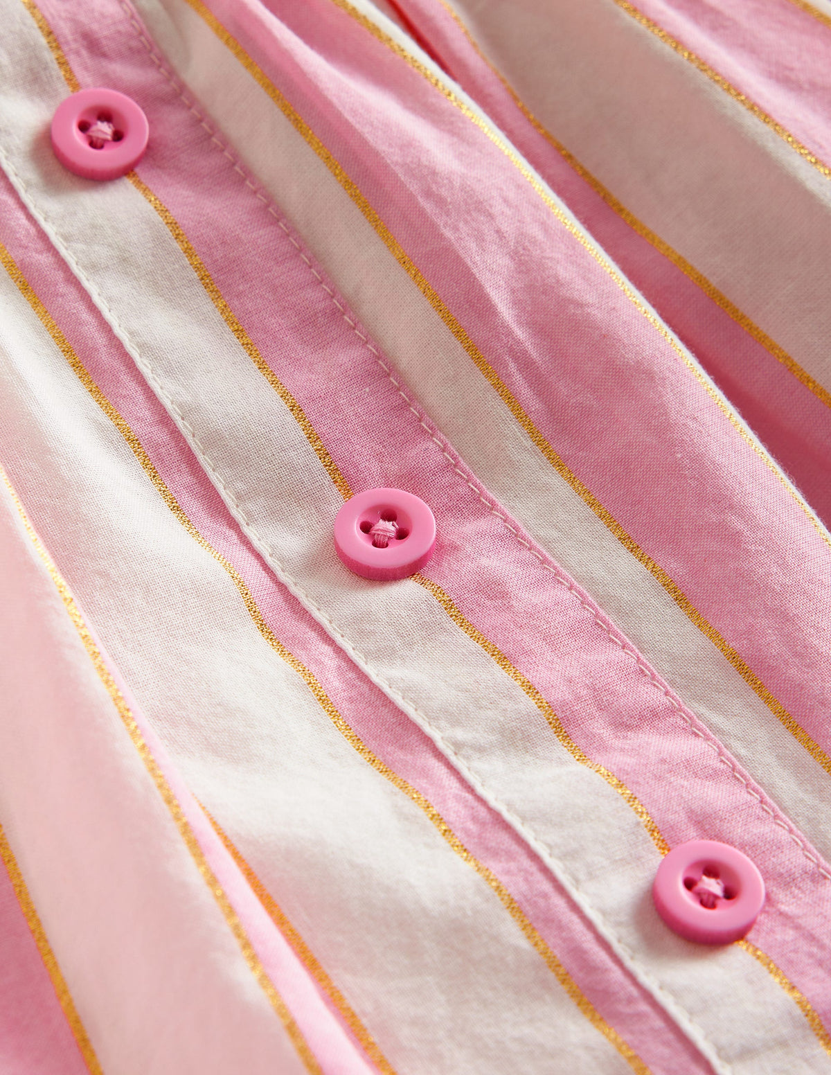 Wallender Rock zum Hineinschlüpfen-Rosa Lurex-Streifen-3
