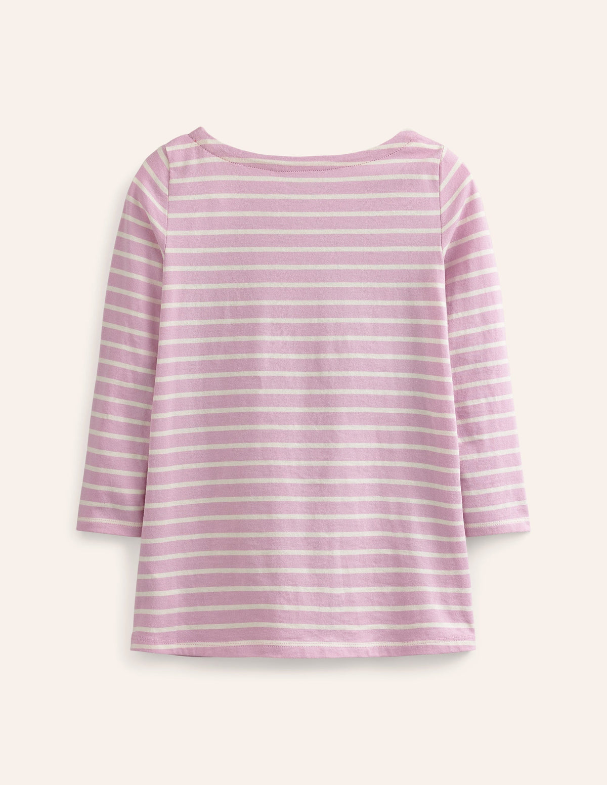 Jersey-Tunika mit Applikationen-Zuckermandel Rosa/Naturweiß - Image 2