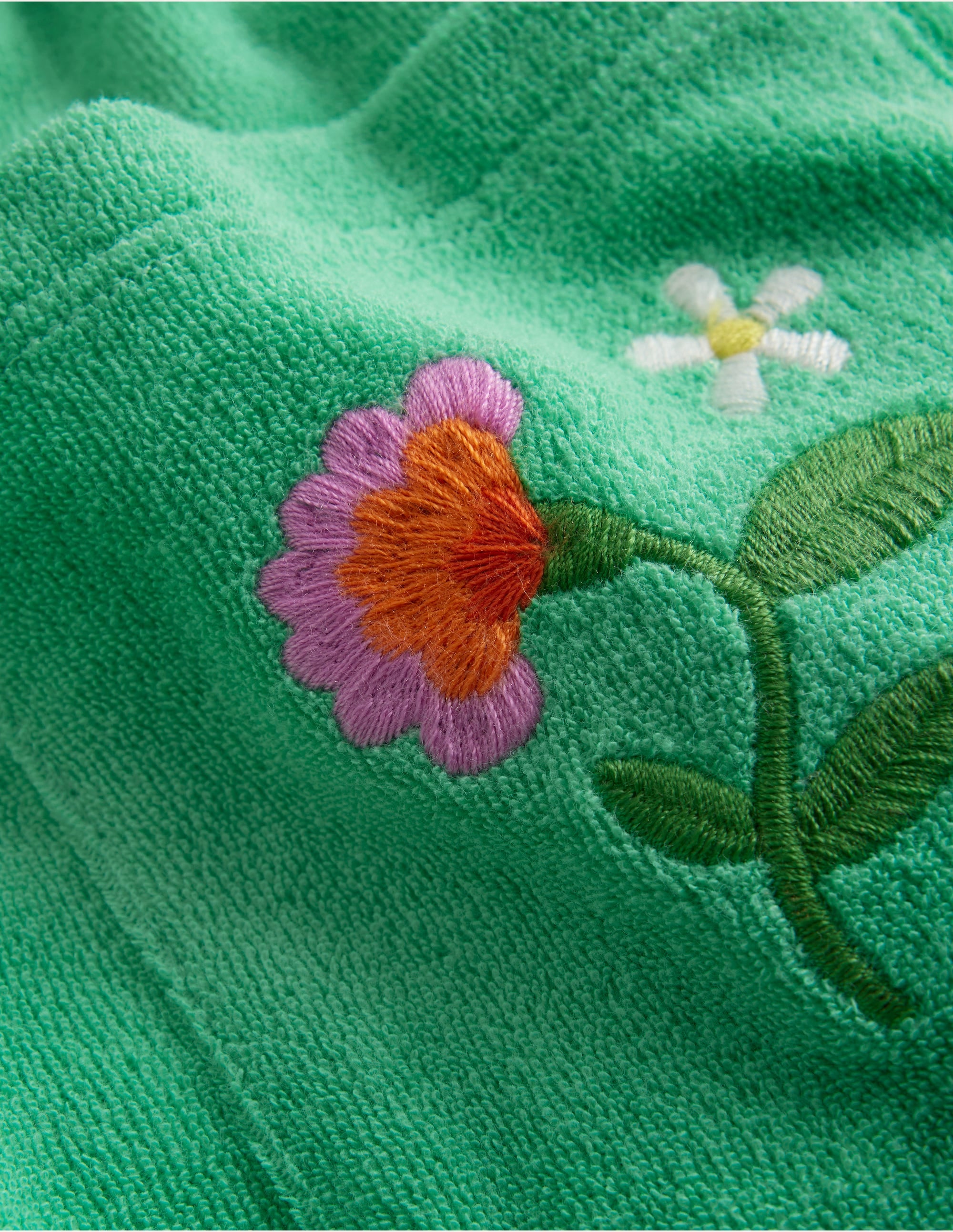 Pantalon évasé en éponge-Vert petit pois - Image 6