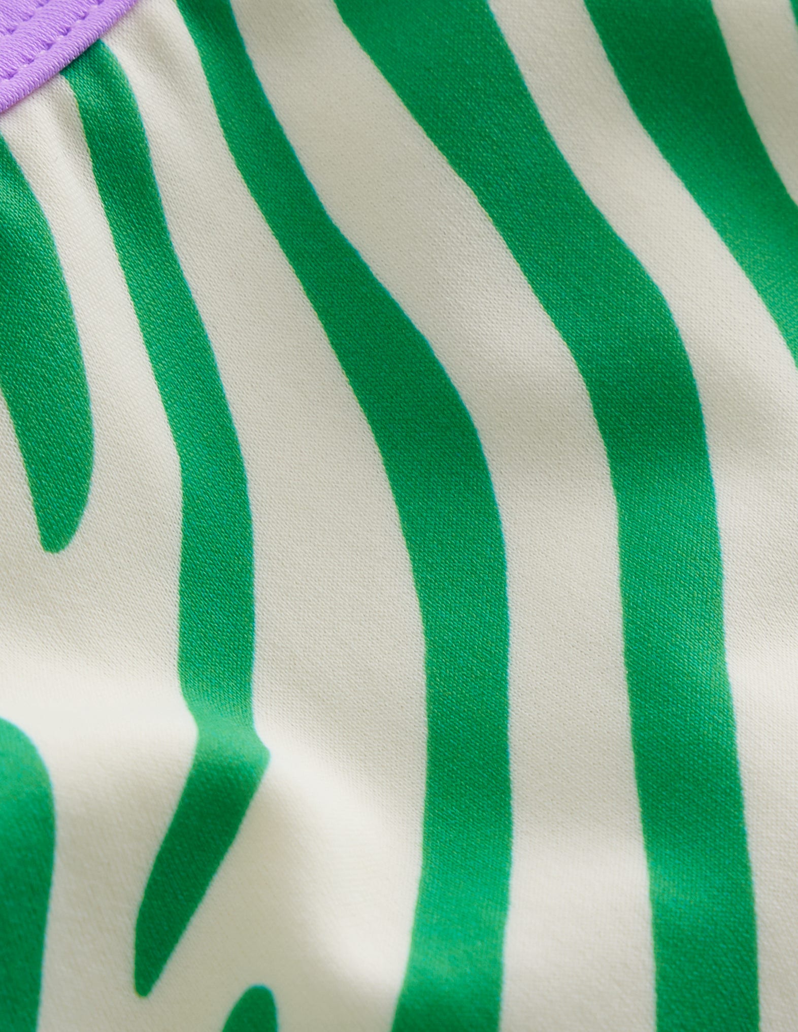Bikini-Set mit Racerback-Erbsengrün Zebra - Image 3