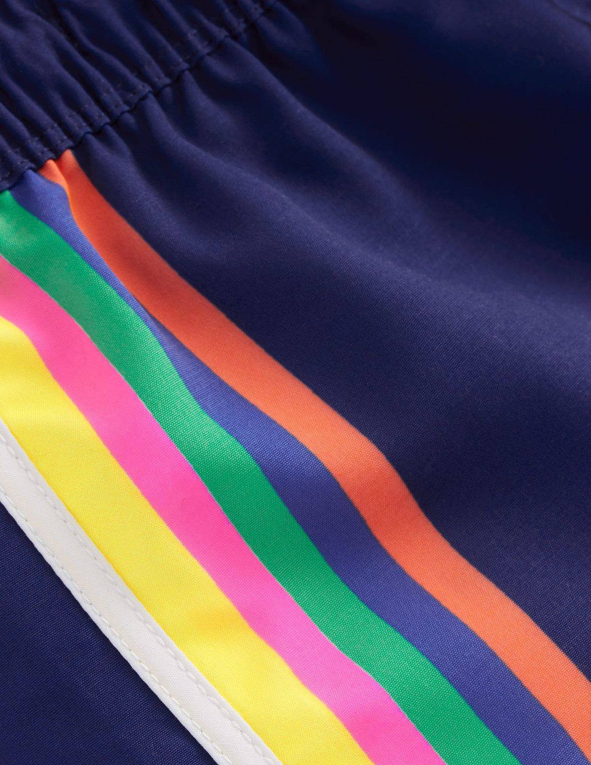Surf-Shorts-Marineblau Bunte Streifen - Image 3