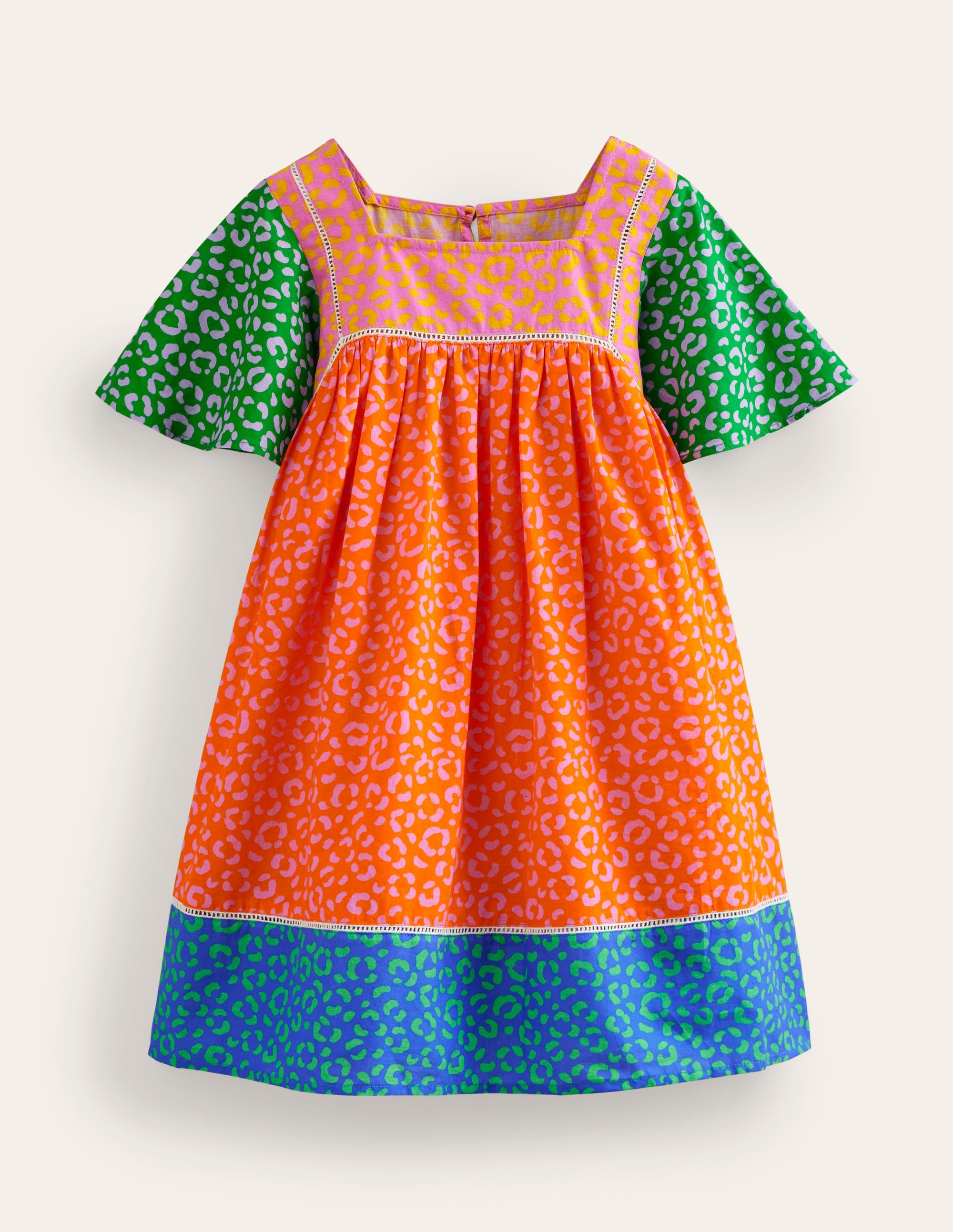 Lightweight Holiday Dress-Multi Leopard Print - Image 1