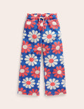 Frottee-Hose-Cabana-Blau Geo Gänseblümchen