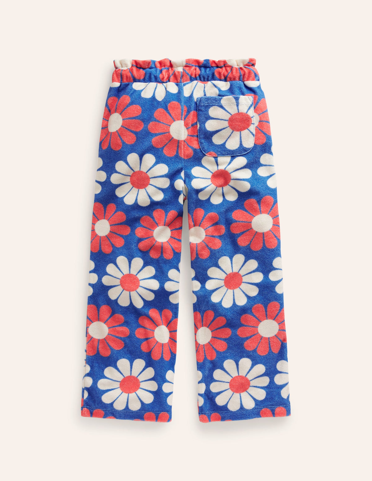 Frottee-Hose-Cabana-Blau Geo Gänseblümchen-2
