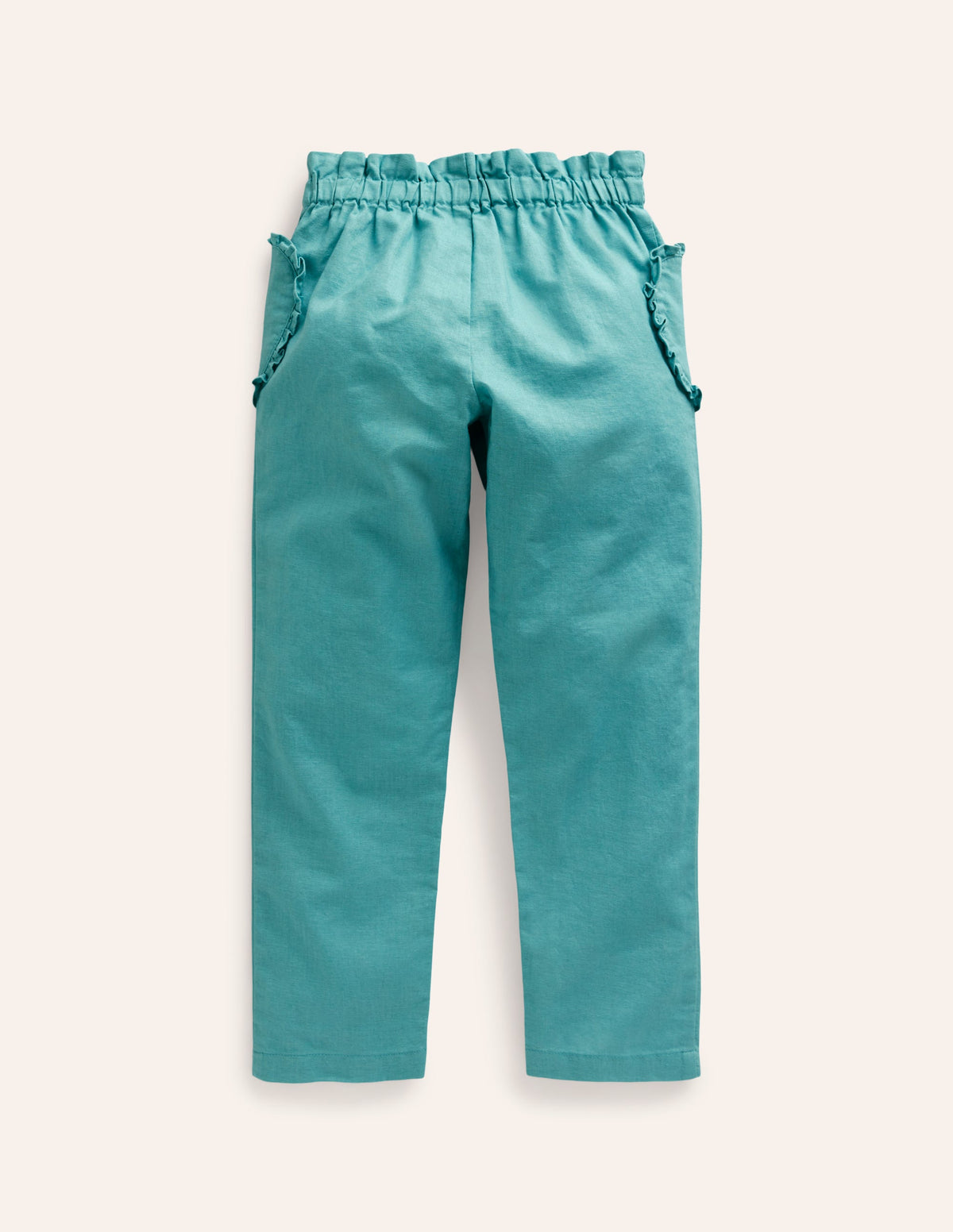 Baumwoll-Leinenhose zum Hineinschlüpfen-Korsika-Grün-2