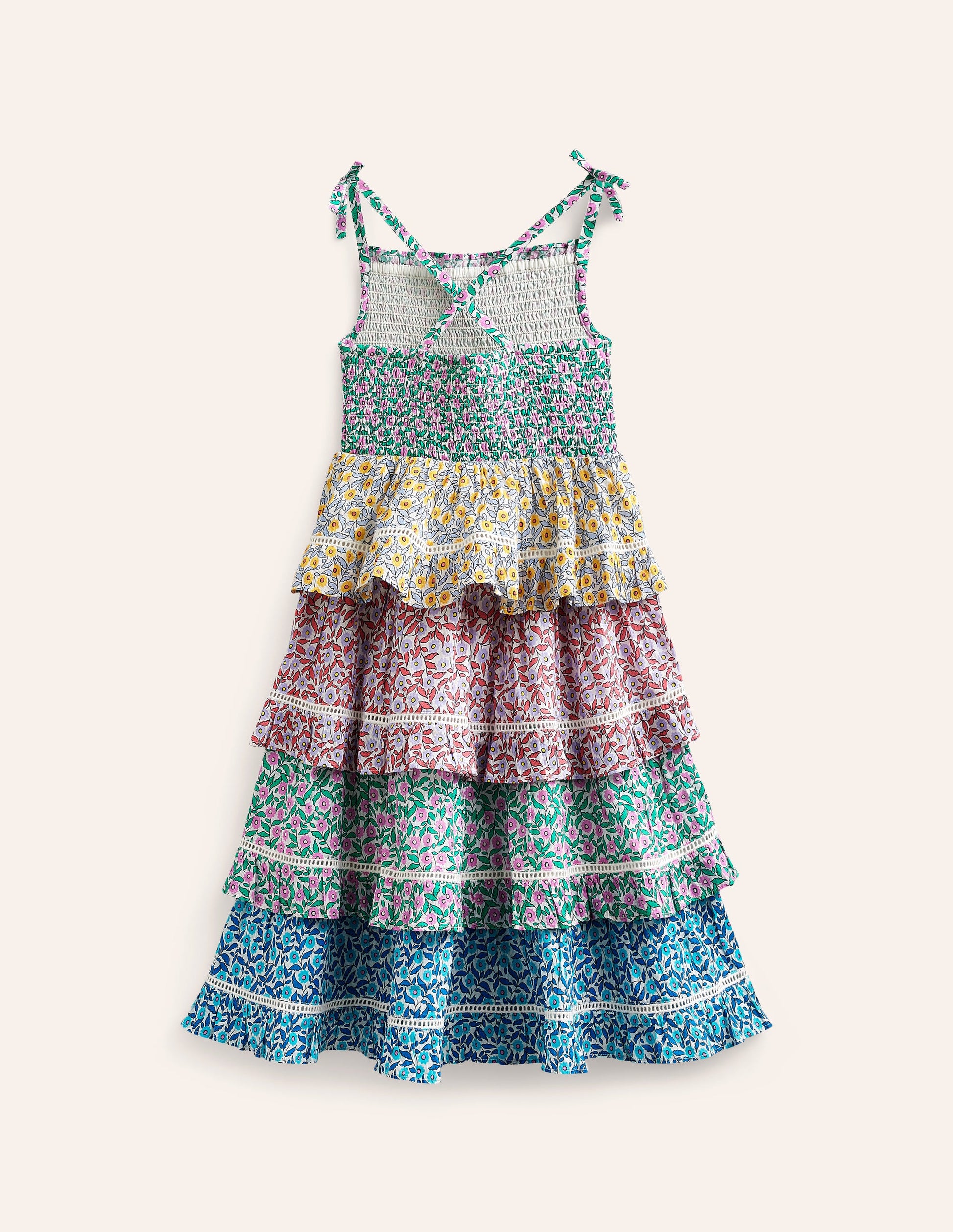 Gestuftes Kuddelmuddel-Sommerkleid-Kuddelmuddel geblümt-2