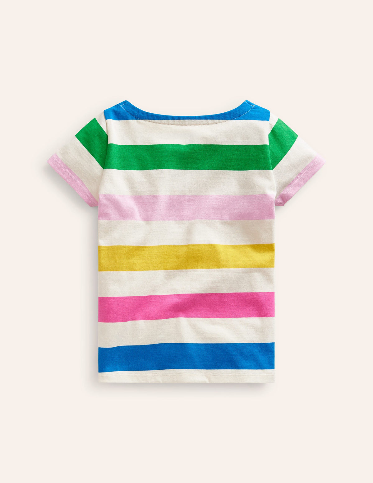 Short Sleeve Breton-Multi Stripe - Image 2