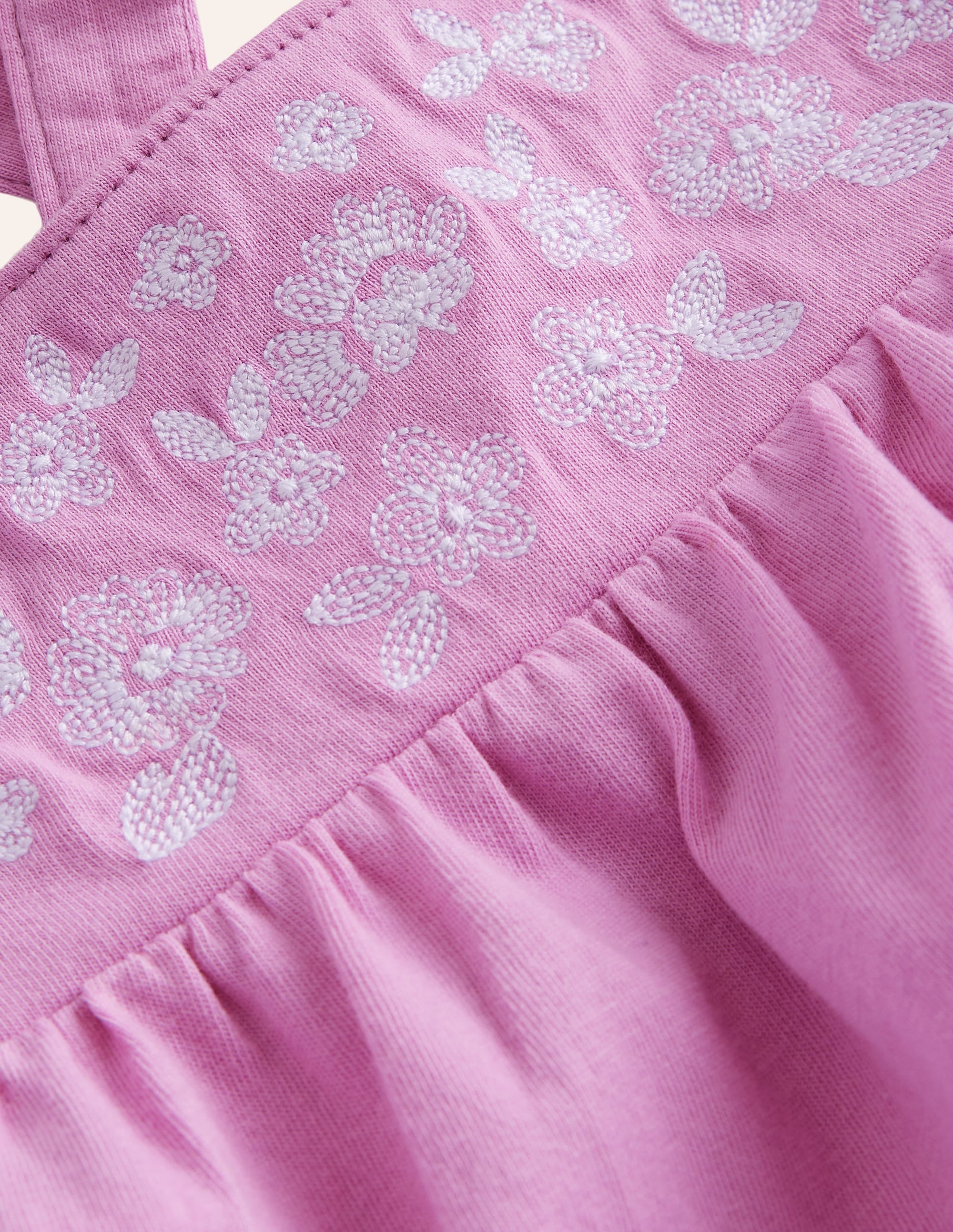 Besticktes Jersey-Oberteil-Kosmos-Rosa - Image 3