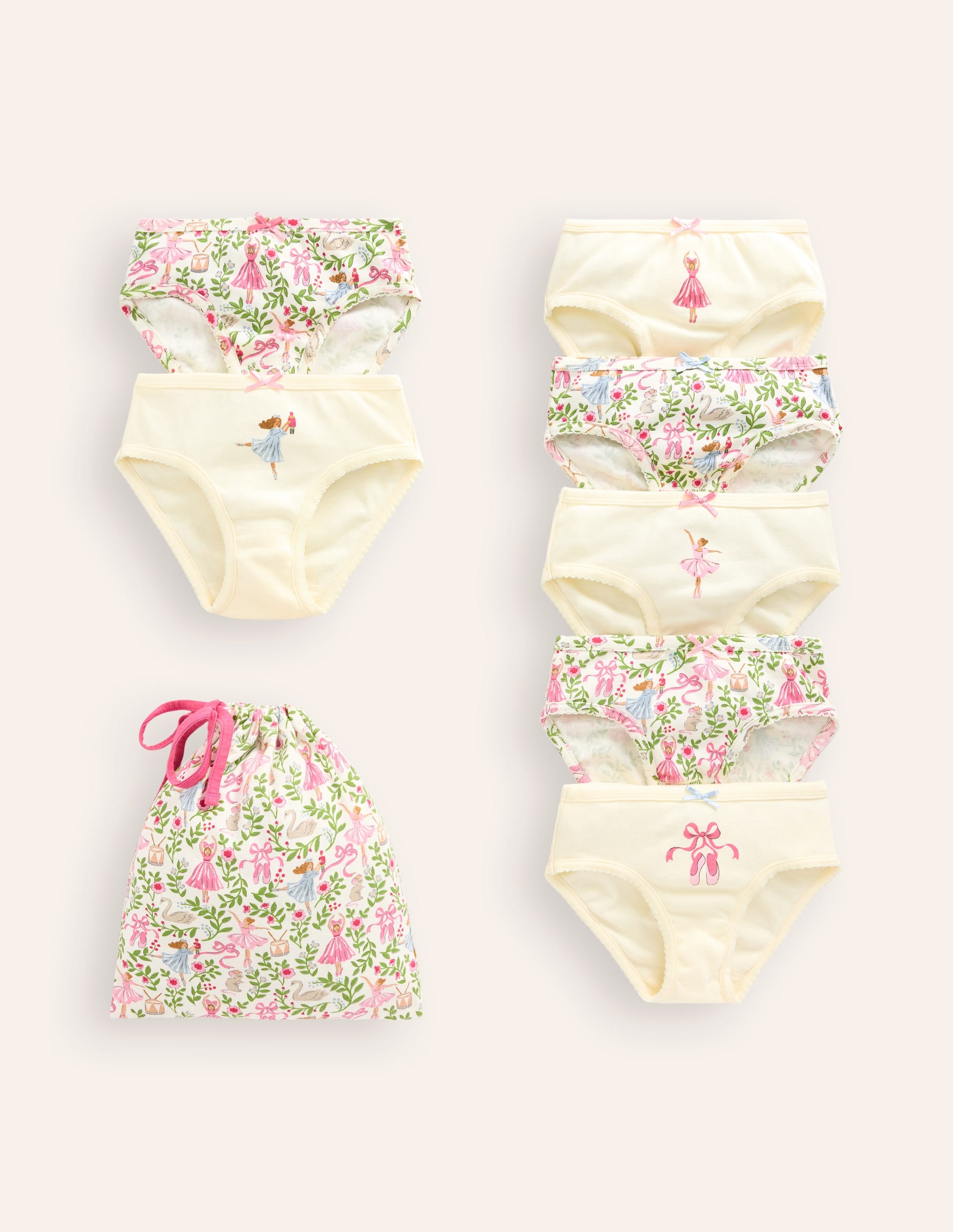 Hosen im 7er-Pack-Naturweiß Ballett Toile - Image 1
