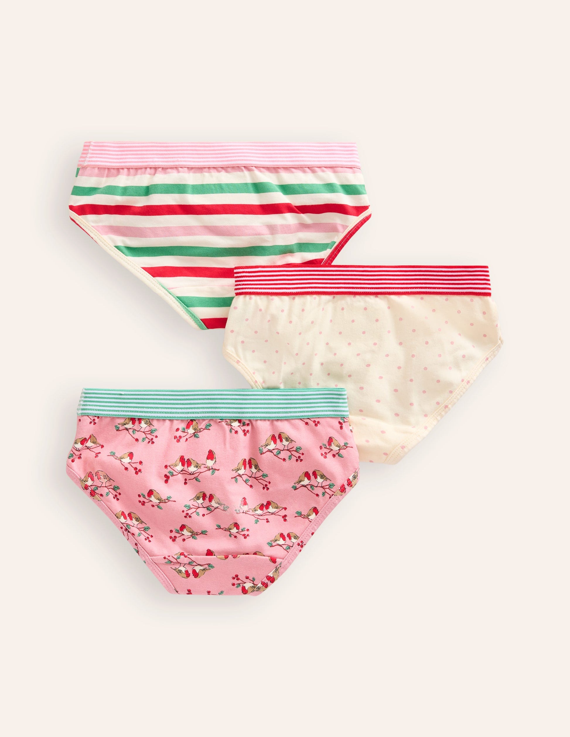 Unterhosen im 3er-Pack-Rosa Katzen-2