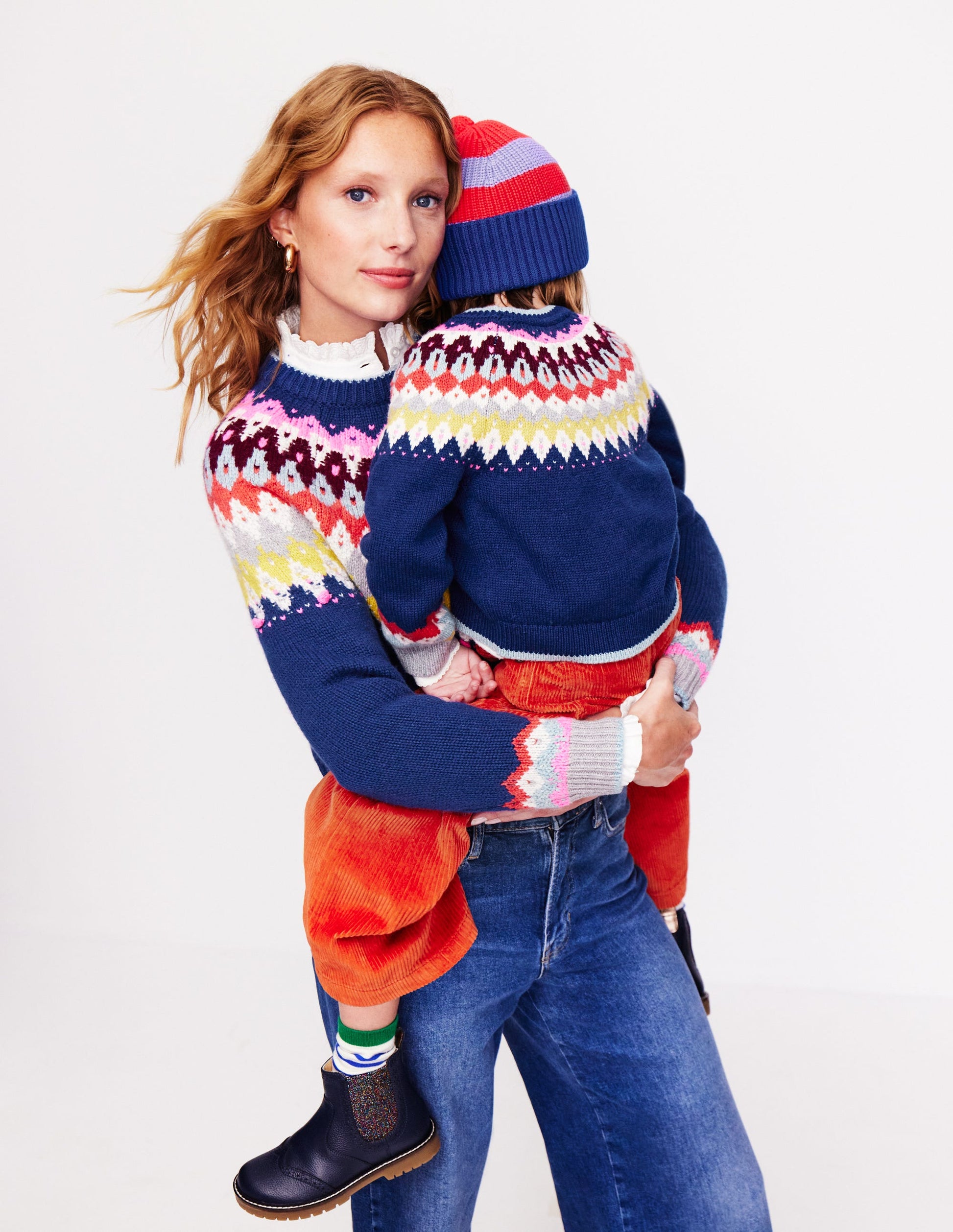 Eleanor Fair-Isle-Pullover-Saphirblau-5
