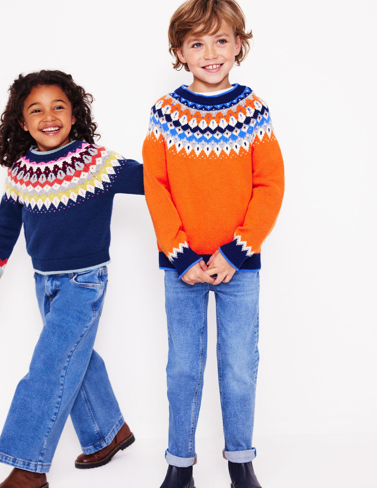 Eleanor Fair-Isle-Pullover-Saphirblau-7
