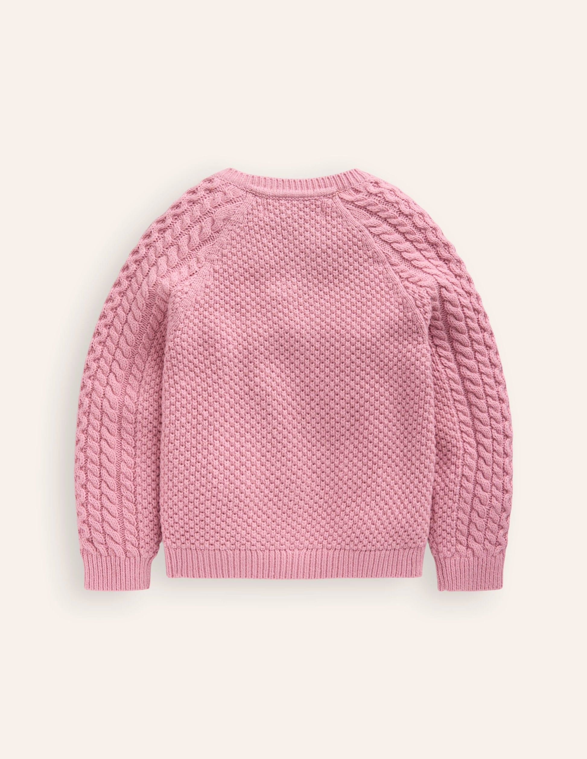 Cardigan torsadé-Rose vintage-2