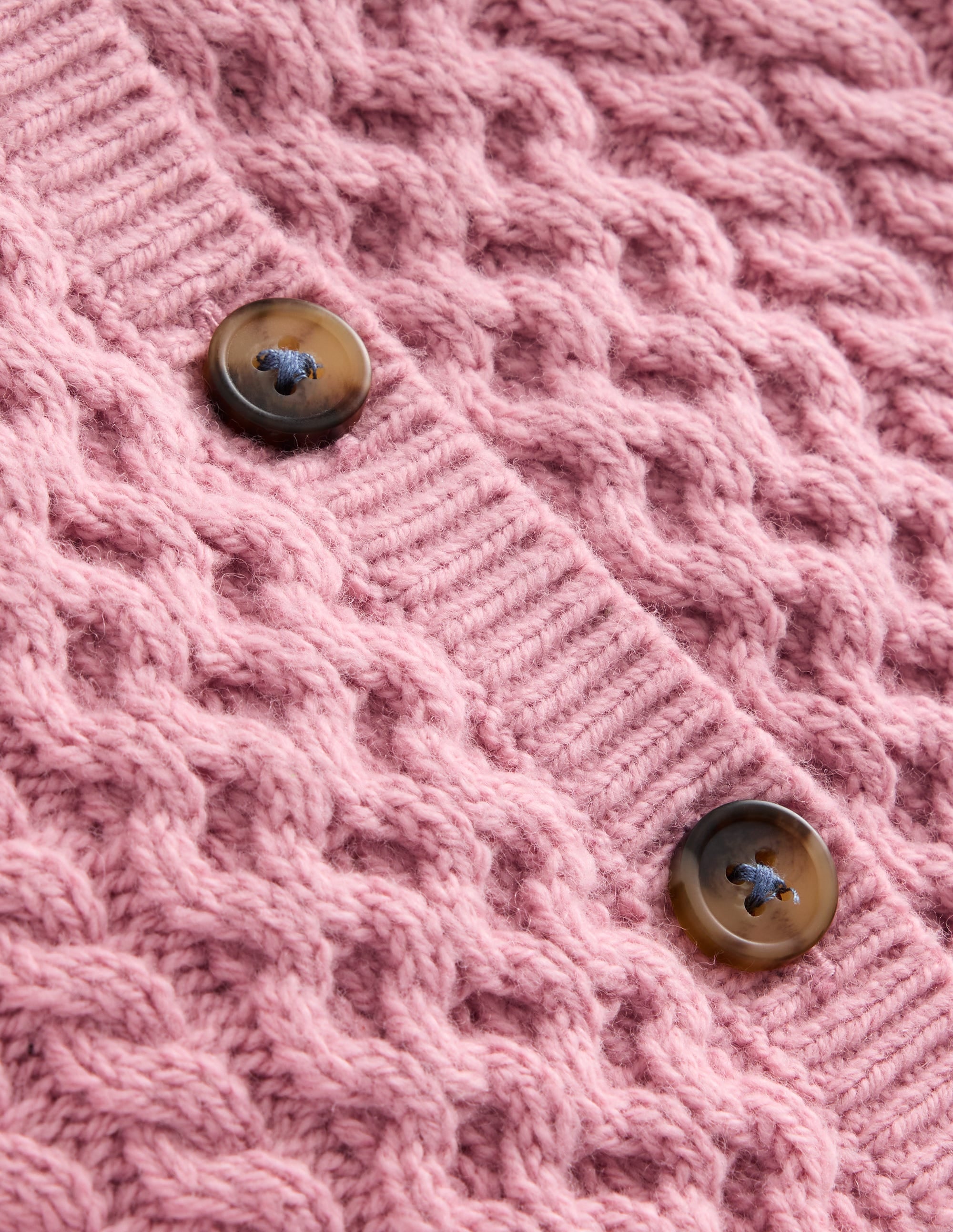 Cardigan torsadé-Rose vintage - Image 3