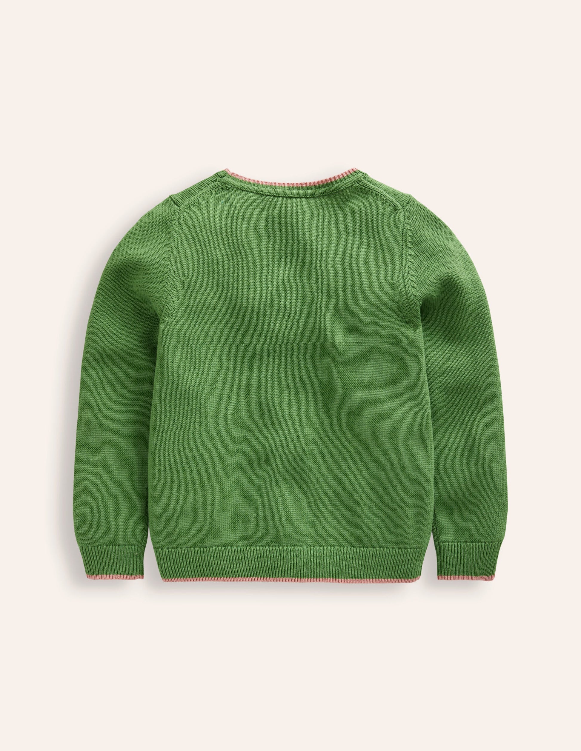 Origineller Pullover mit Logo-Blattgrün Maus-2