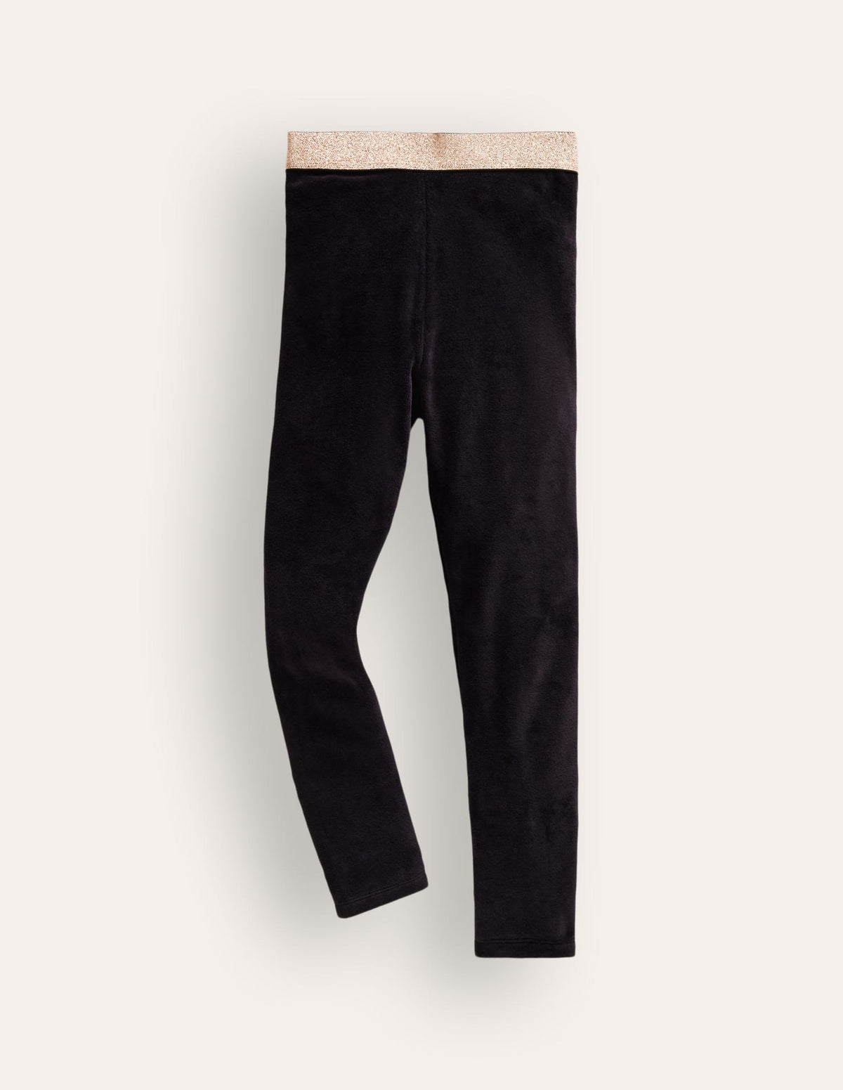 Leggings aus Samt-Schwarz-1