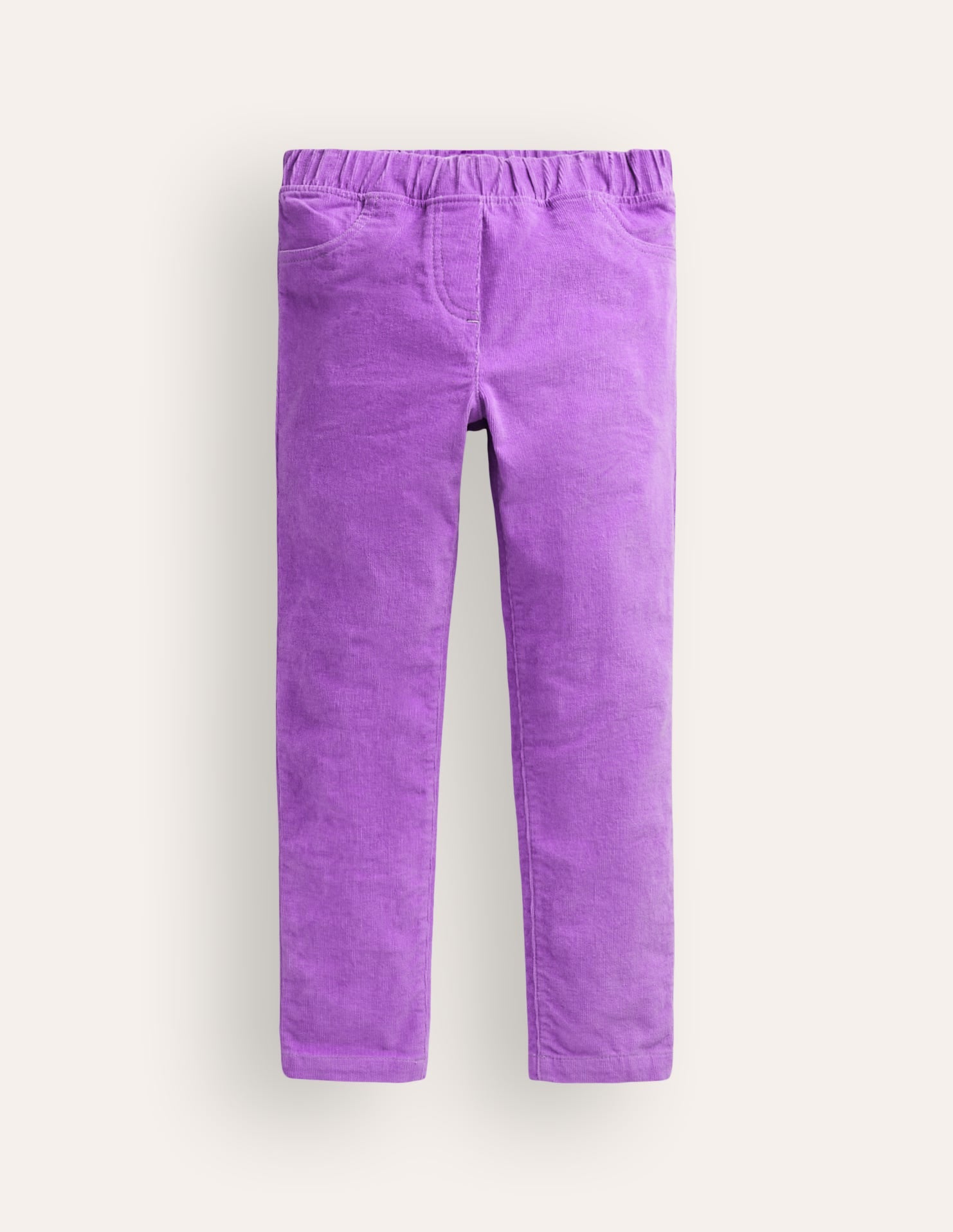 Leggings aus Cord-Asternlila - Image 1