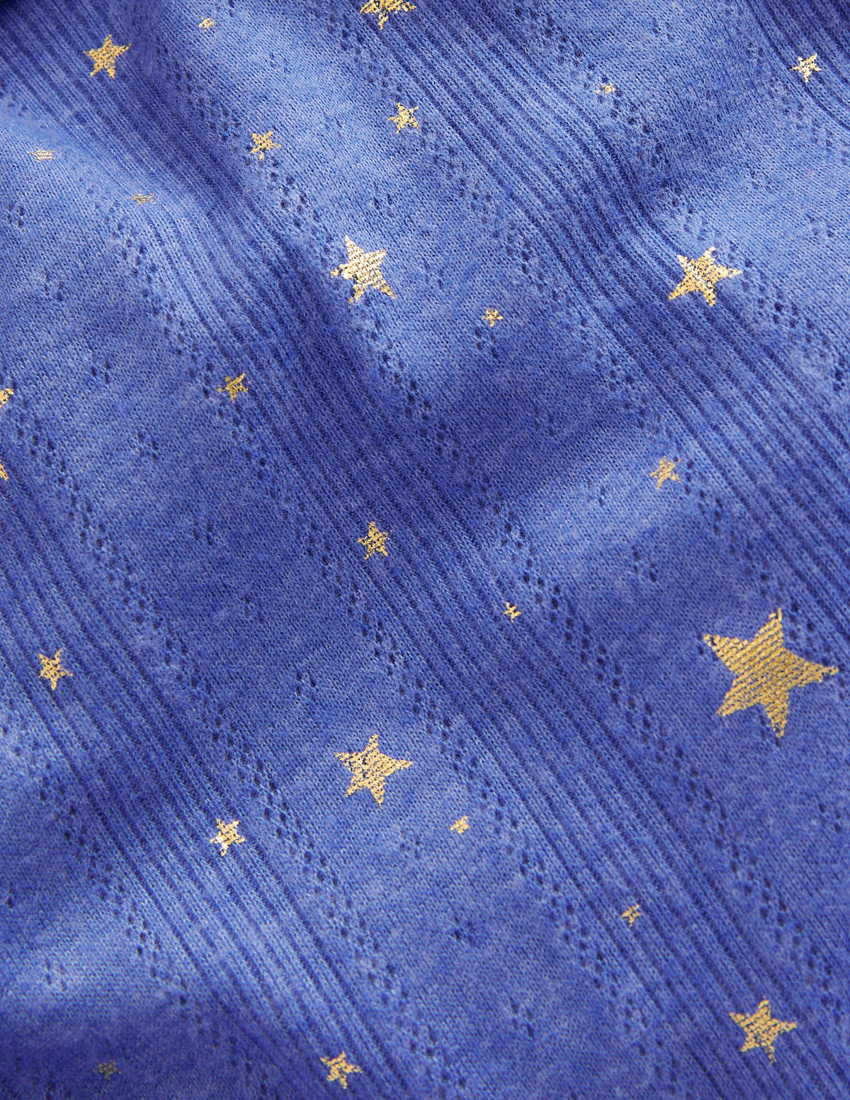 Glitzer-Pointelle mit Rüschen-Blauhäher Stern Gold Folie - Image 3