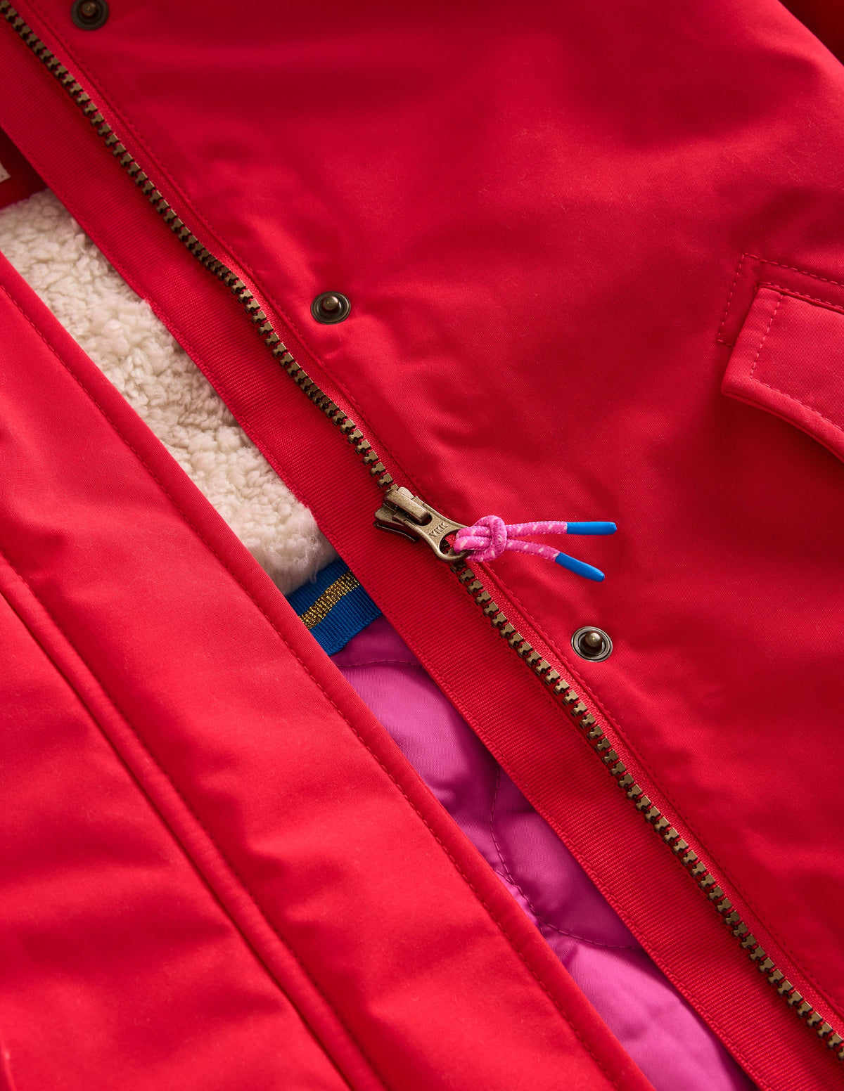 Parka classique imperméable-Rouge - Image 3