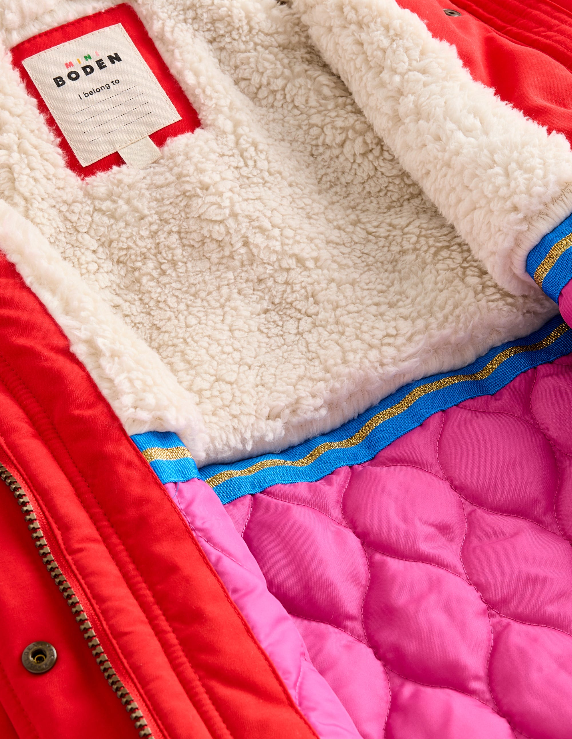 Parka classique imperméable-Rouge - Image 5