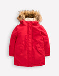 Parka classique imperméable-Rouge