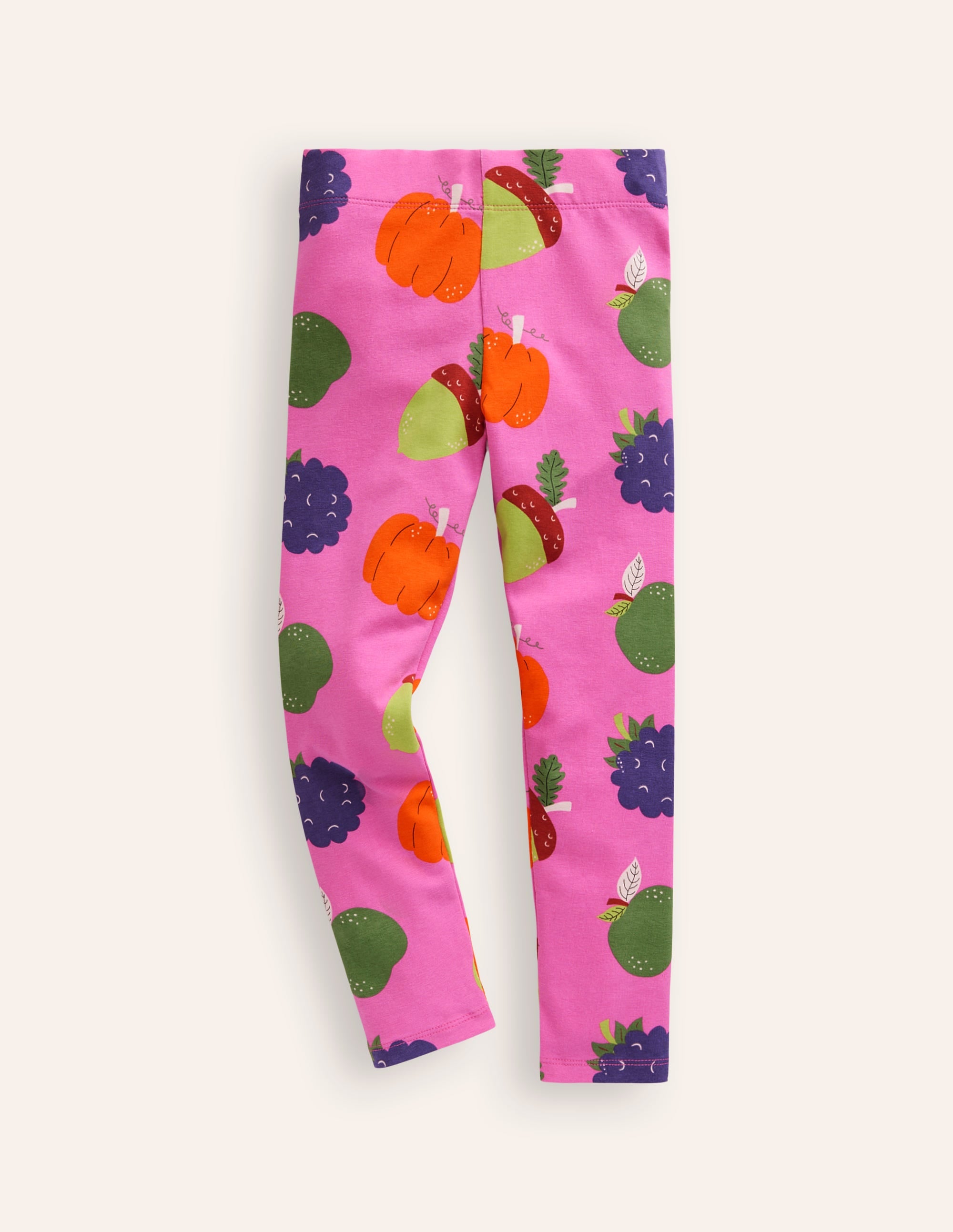 Lustige Leggings für jeden Tag-Prickelndes Pink Herbstfrüchte - Image 1