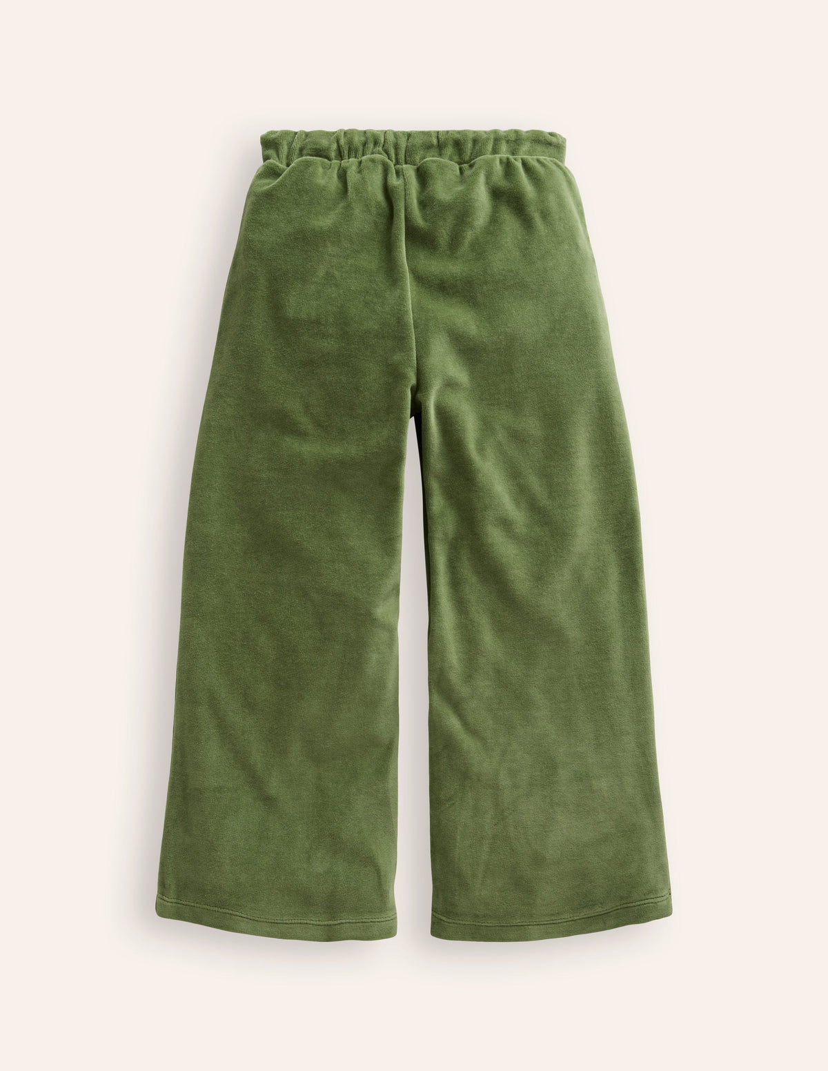 Samt-Jogginghose mit Herztasche-Dunkles Teichgrün - Image 2