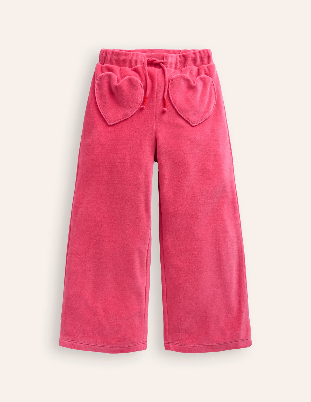 Samt-Jogginghose mit Herztasche-Almond Sparkle - Image 1