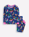 Pyjama phosphorescent douillet-Chouettes bleu tribord