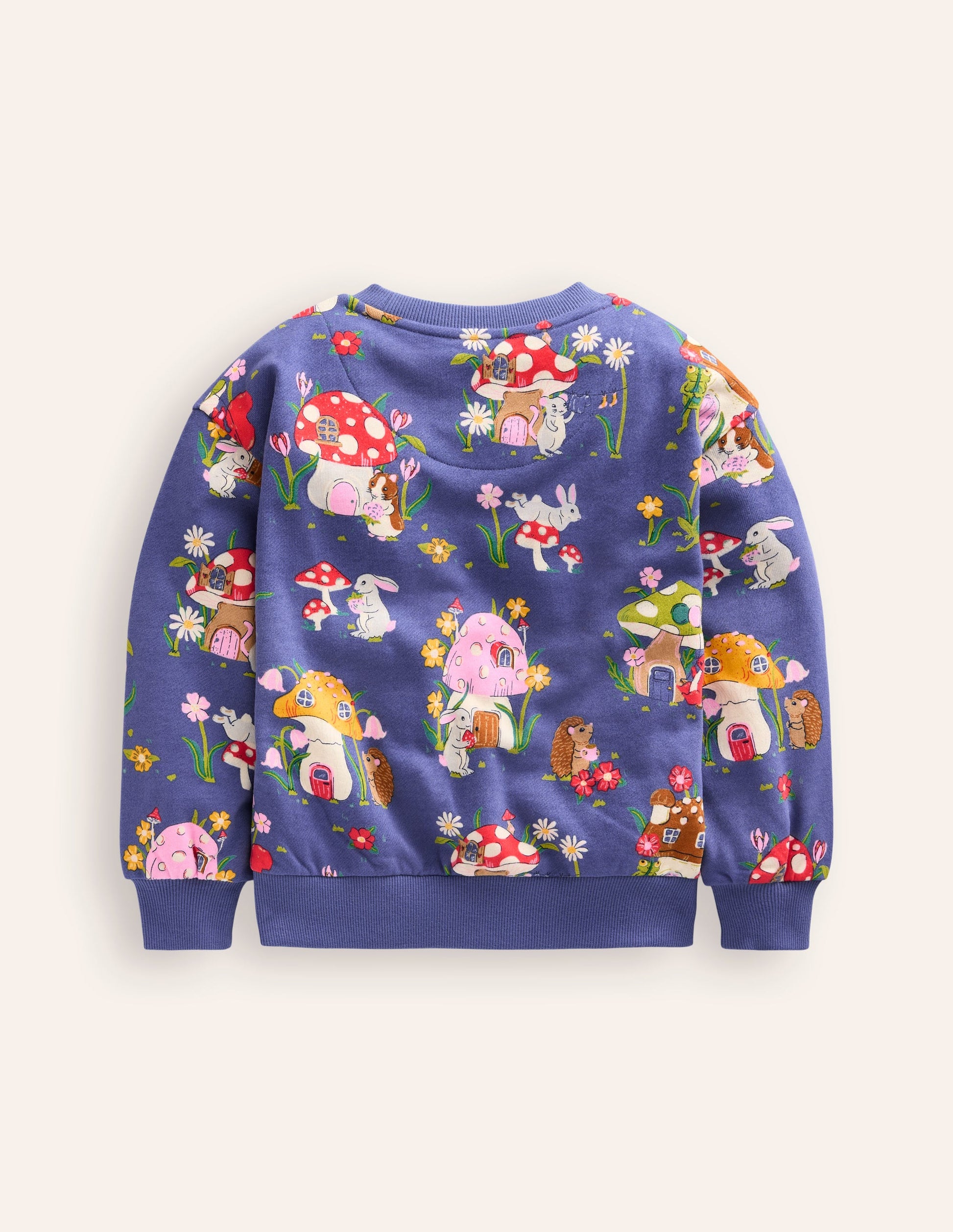 Printed Relaxed Sweatshirt-Starboard Toadstool Village-2