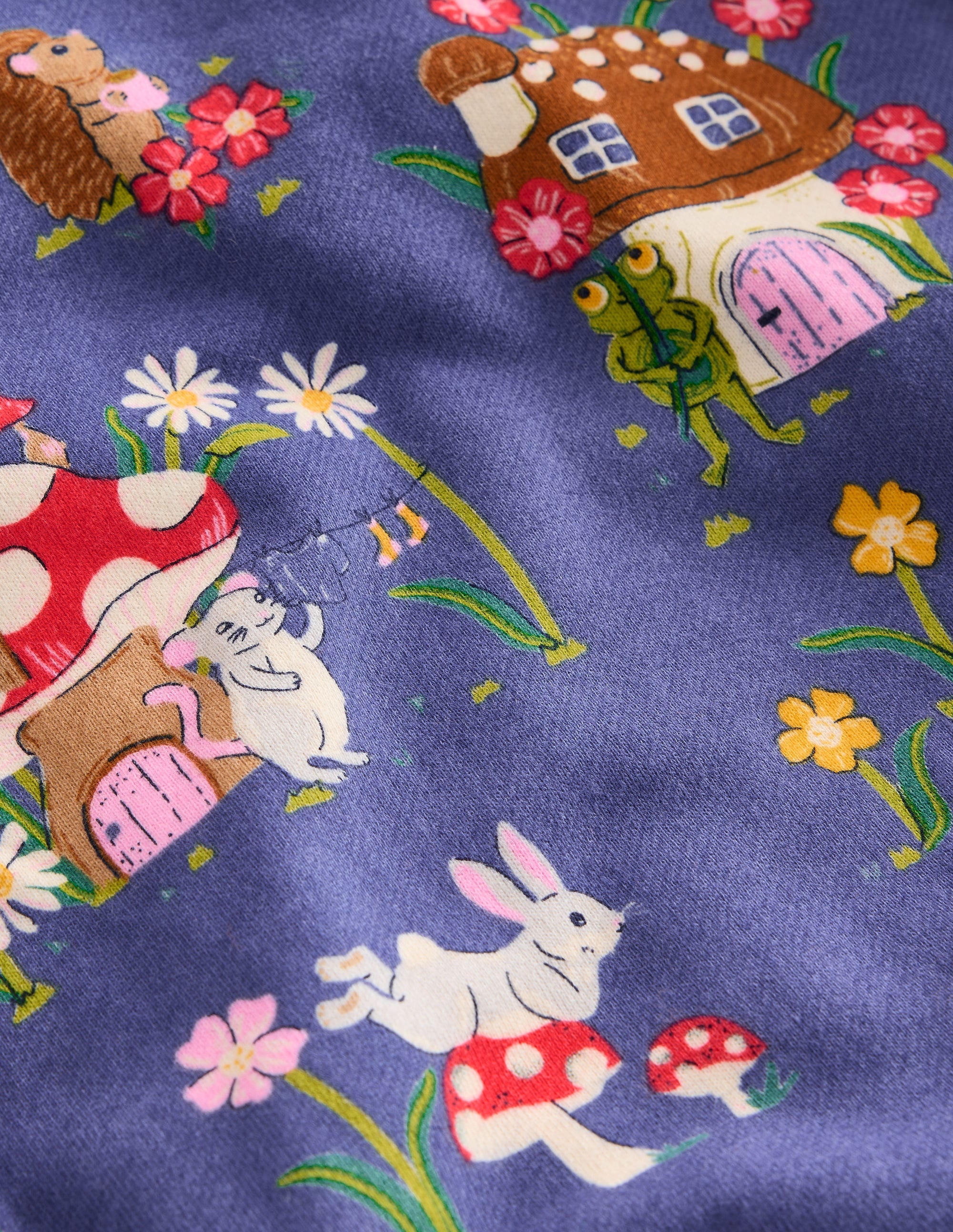 Printed Relaxed Sweatshirt-Starboard Toadstool Village - Image 3