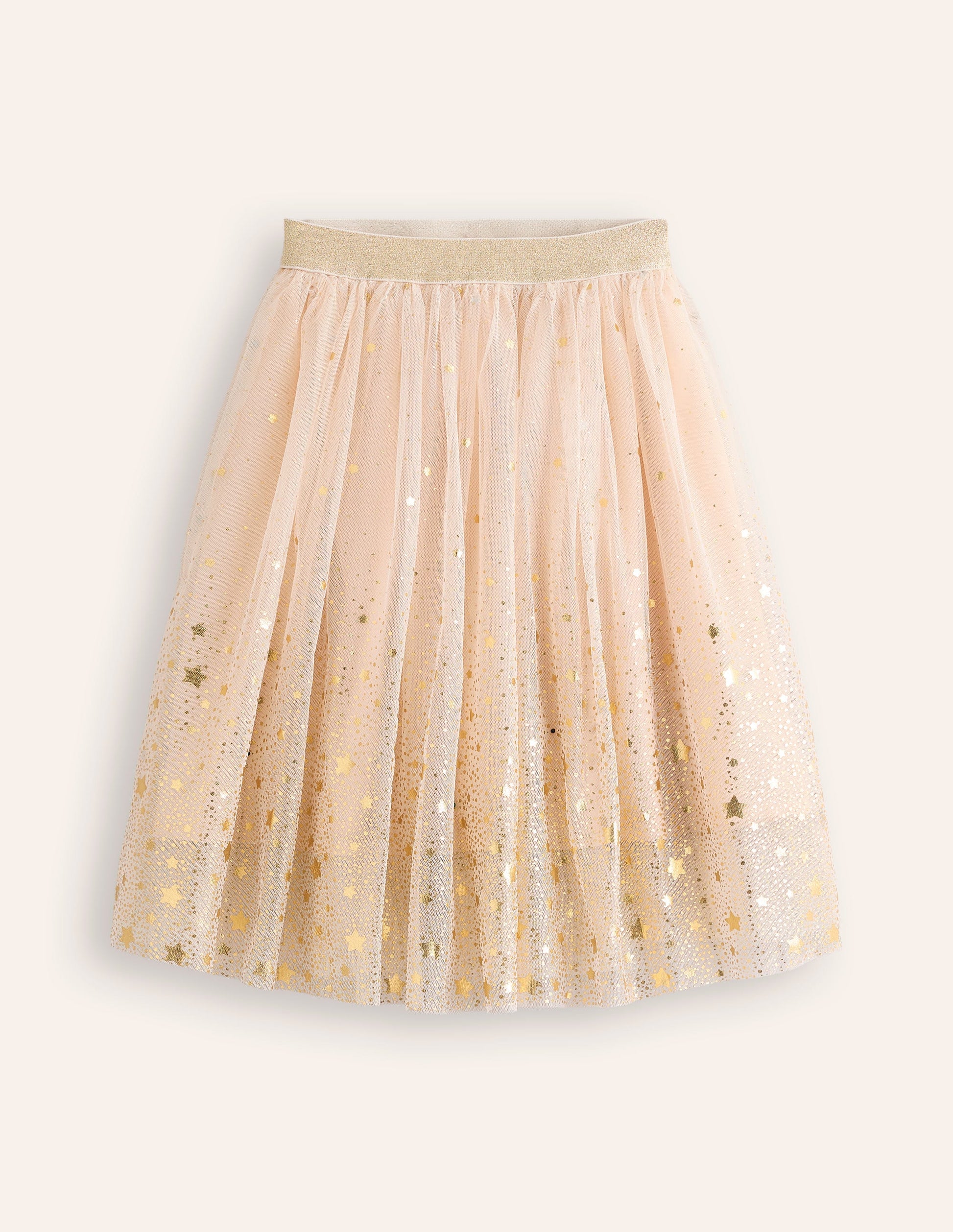 Tulle Metallic Ombre Skirt-Sandpiper Gold Star-1