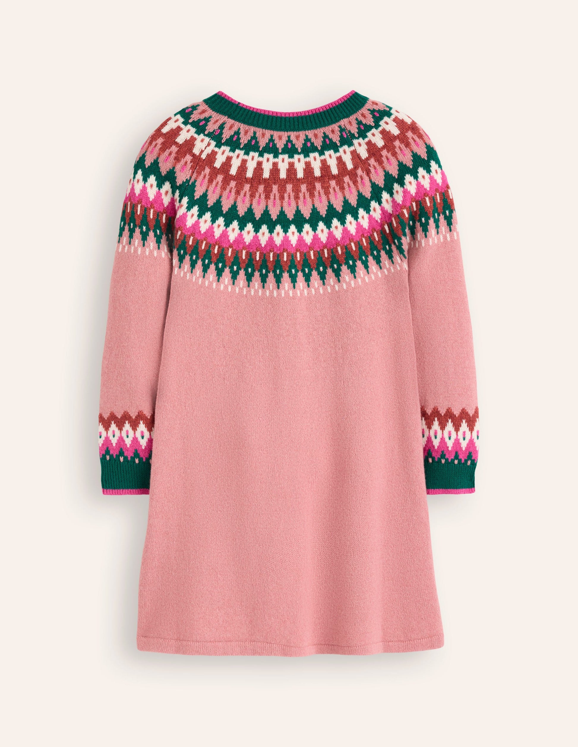 Minnie Fair-Isle-Pulloverkleid-Animals/Pin Spot-5