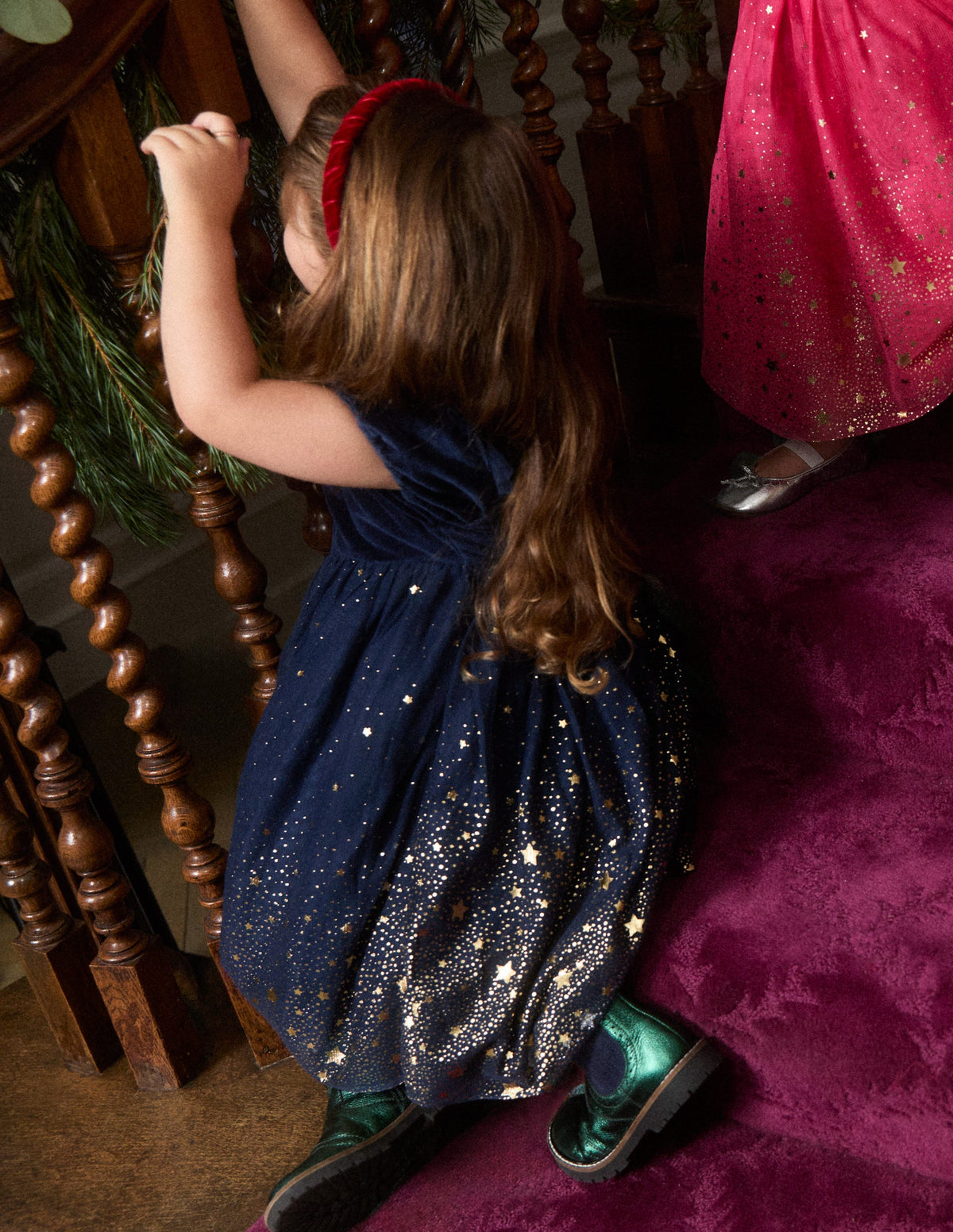 Esther Partykleid in Metallic-Optik-Anemone - Image 5