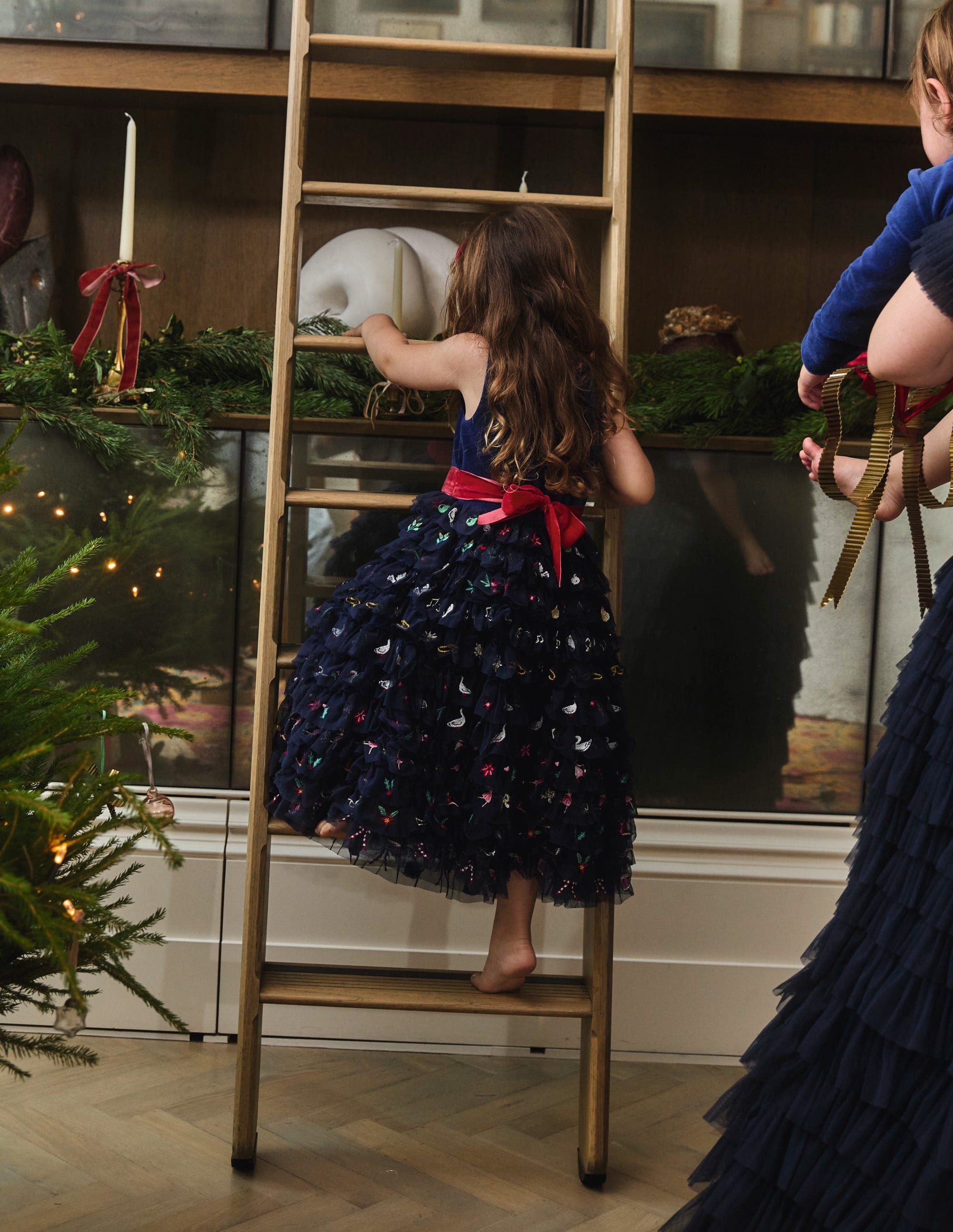 12 Days of Christmas Dress-College Navy - Image 4