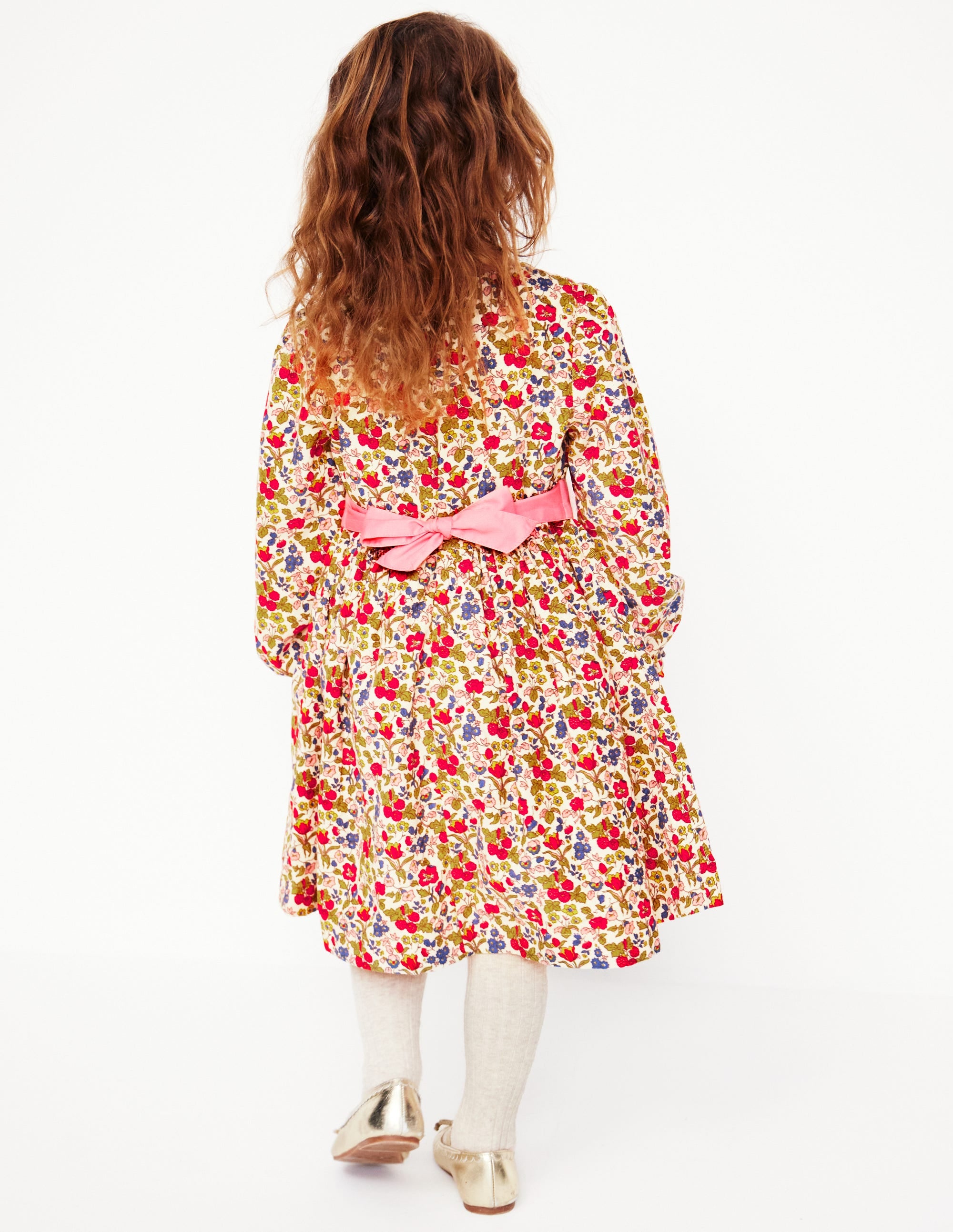 Peggy Partykleid aus Cord-Antique Rose Ditsy Geo - Image 3