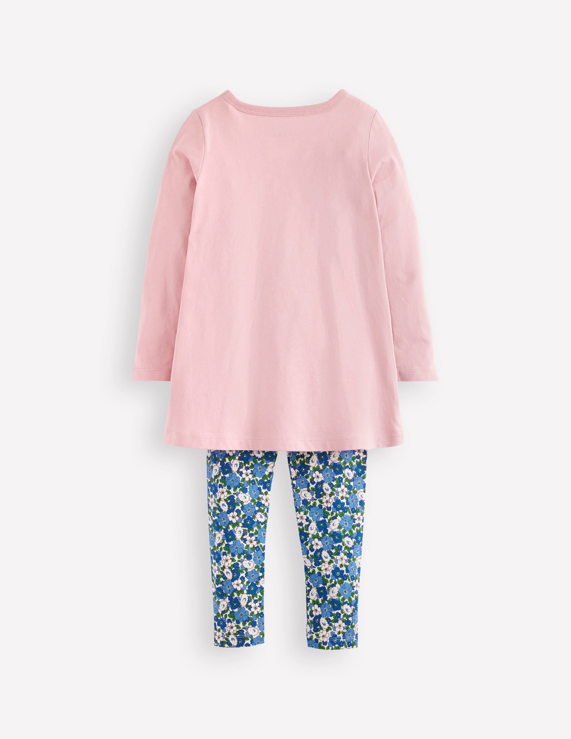 Ensemble tunique et legging à appliqué-Météo rose vintage - Image 2