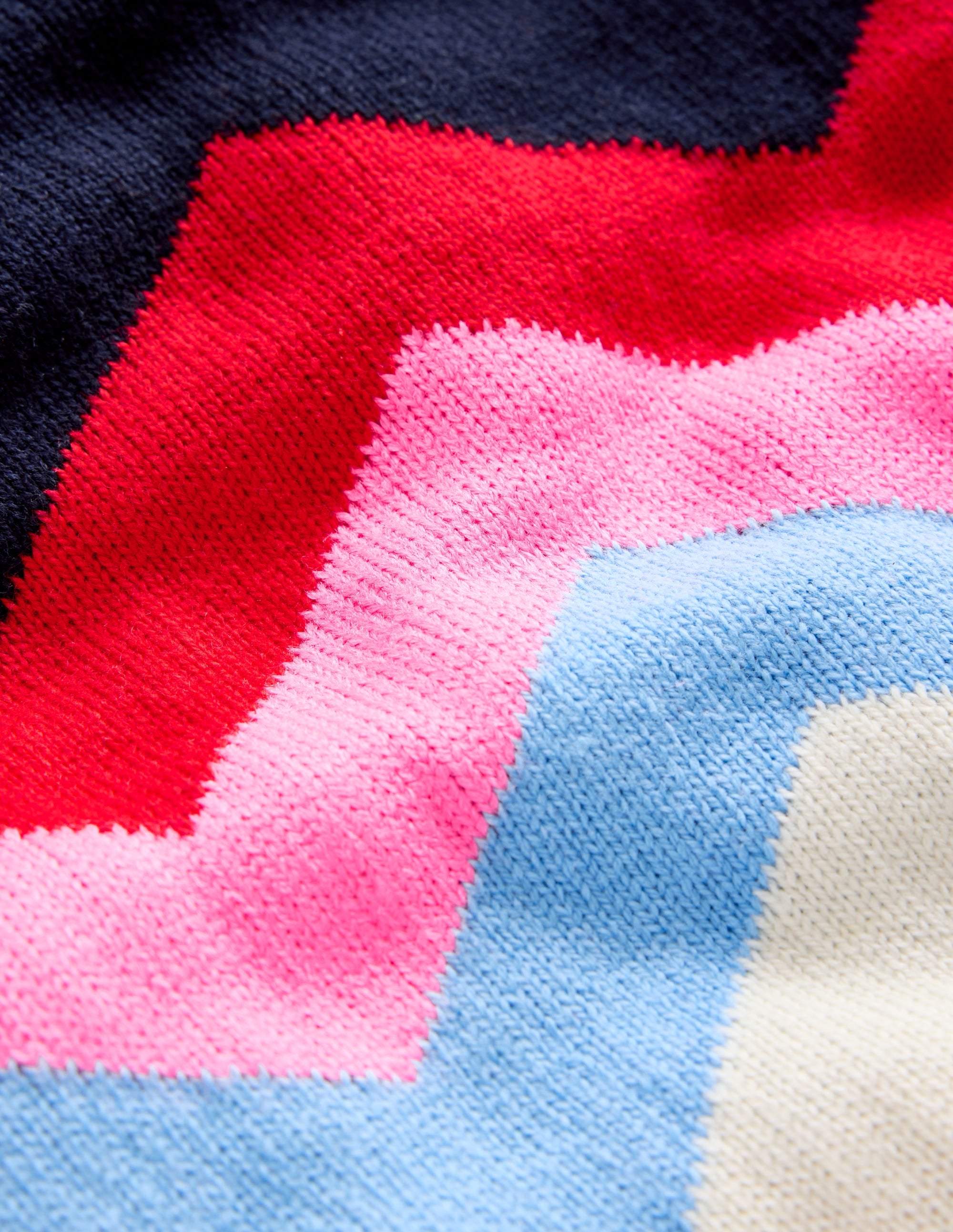 Pull zigzag-Gris Marl Multicolore - Image 3